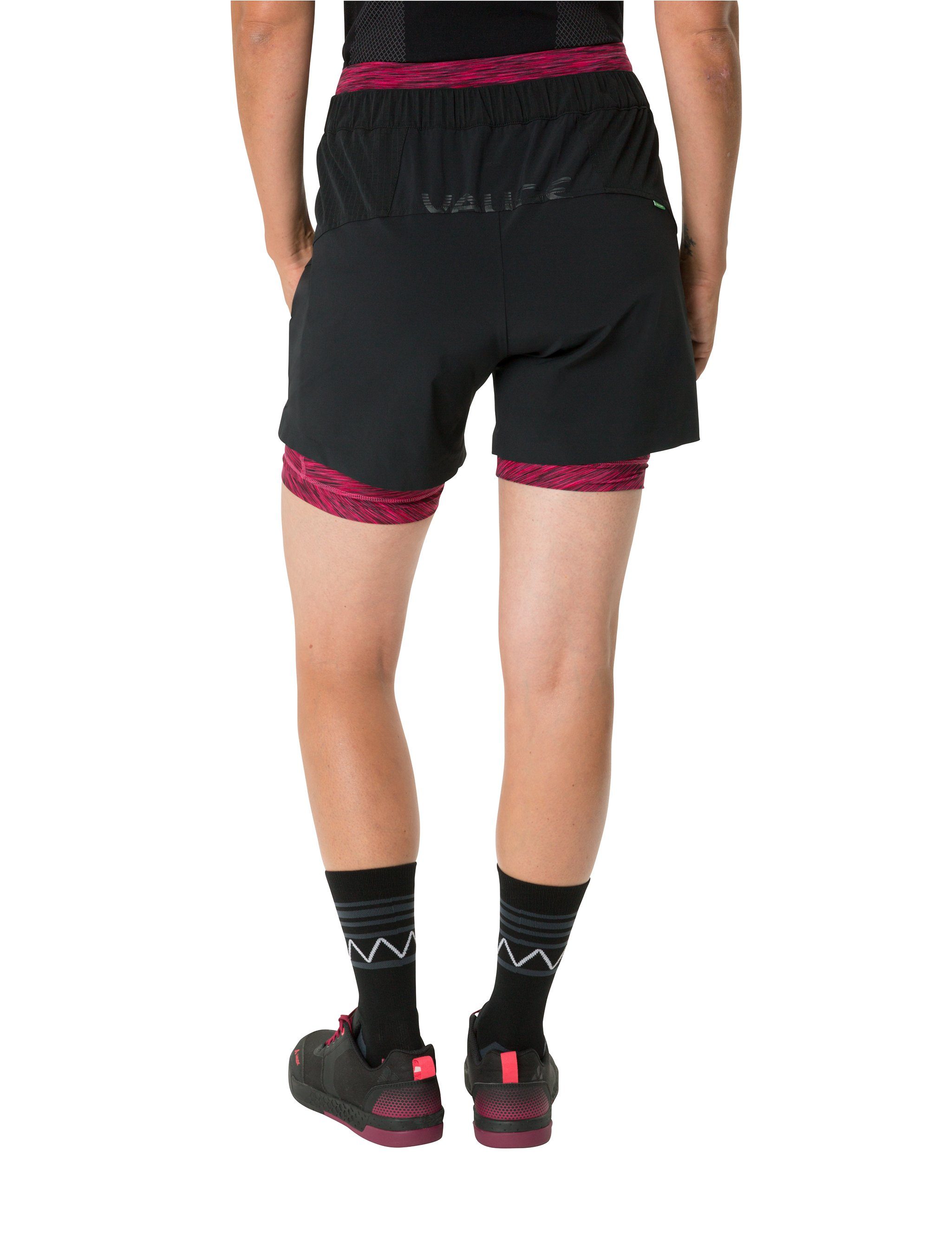 Grüner black Women's Knopf (1-tlg) Shorts Altissimi Funktionshose VAUDE