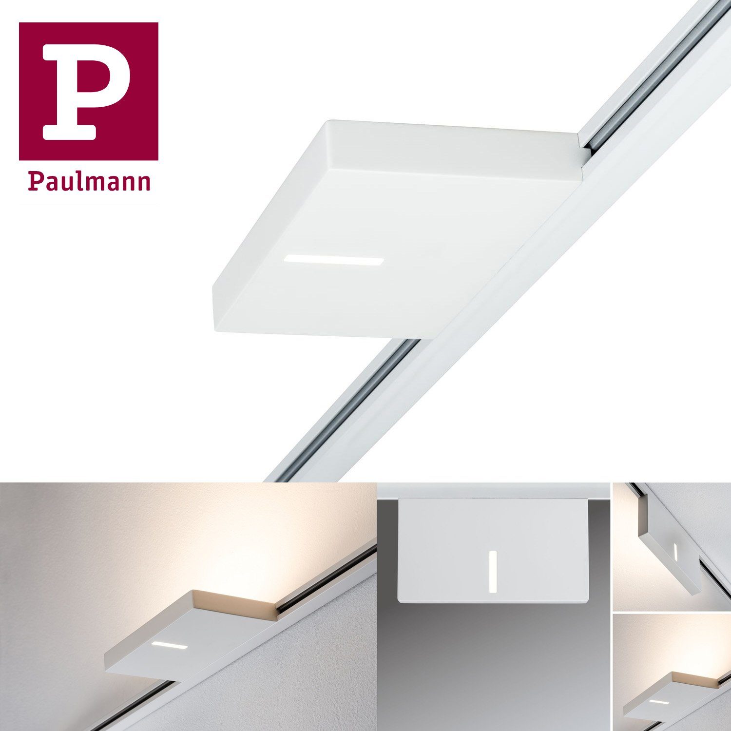 Paulmann Deckenleuchten Paulmann URail Spot Uplight Case 16W Weiß 230V Metall, Paulmann URail Spot Uplight Case 16W Weiß 230V Metall