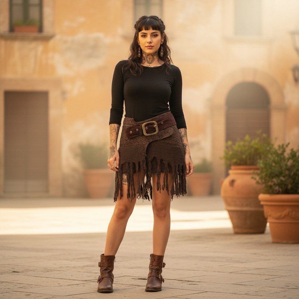 Guru-Shop Minirock Goa Minirock, Wickelrock, Tribal Cacheur,.. alternative günstig online kaufen