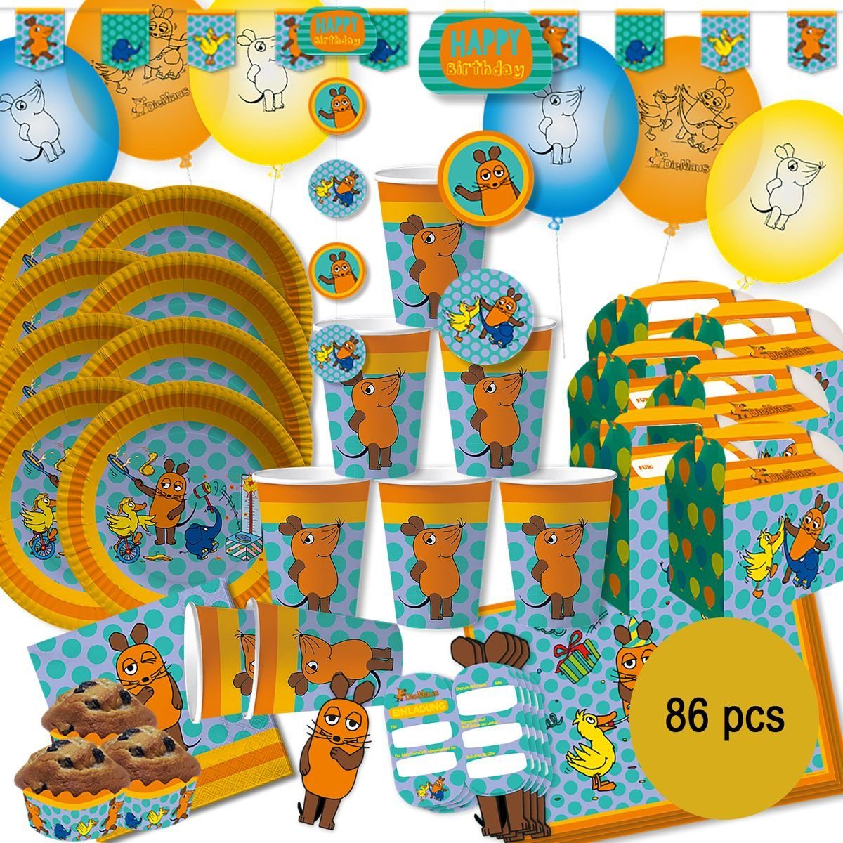 dh konzept Papierdekoration »Die Maus Party Deko Set für Kindergeburtstag«  online kaufen | OTTO