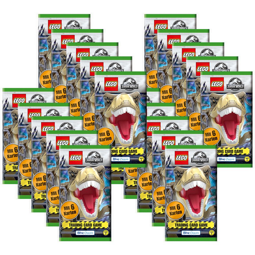 LEGO® Sammelkarte Blue Ocean LEGO Jurassic World Serie 3 1 Leere Sammelmappe +20 Booster