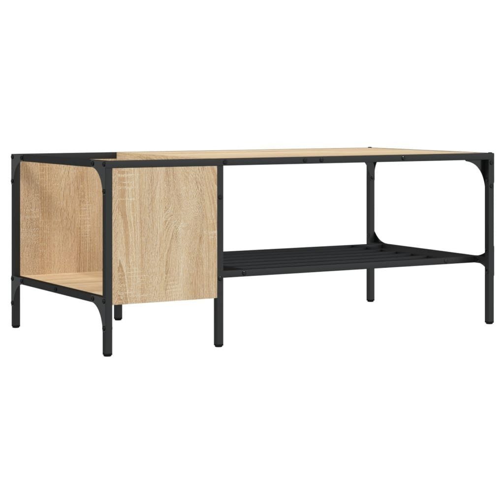 vidaXL Couchtisch Couchtisch mit Regal Sonoma-Eiche günstig online kaufen