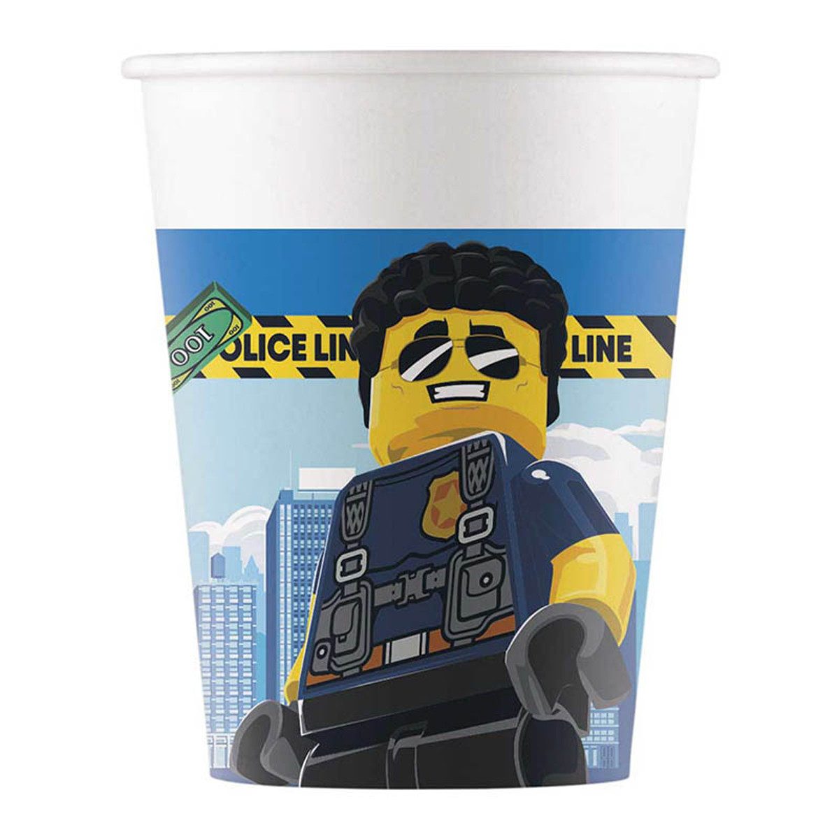 Procos Hängedekoration Pappbecher Lego City 200ml/8Stk. günstig online kaufen