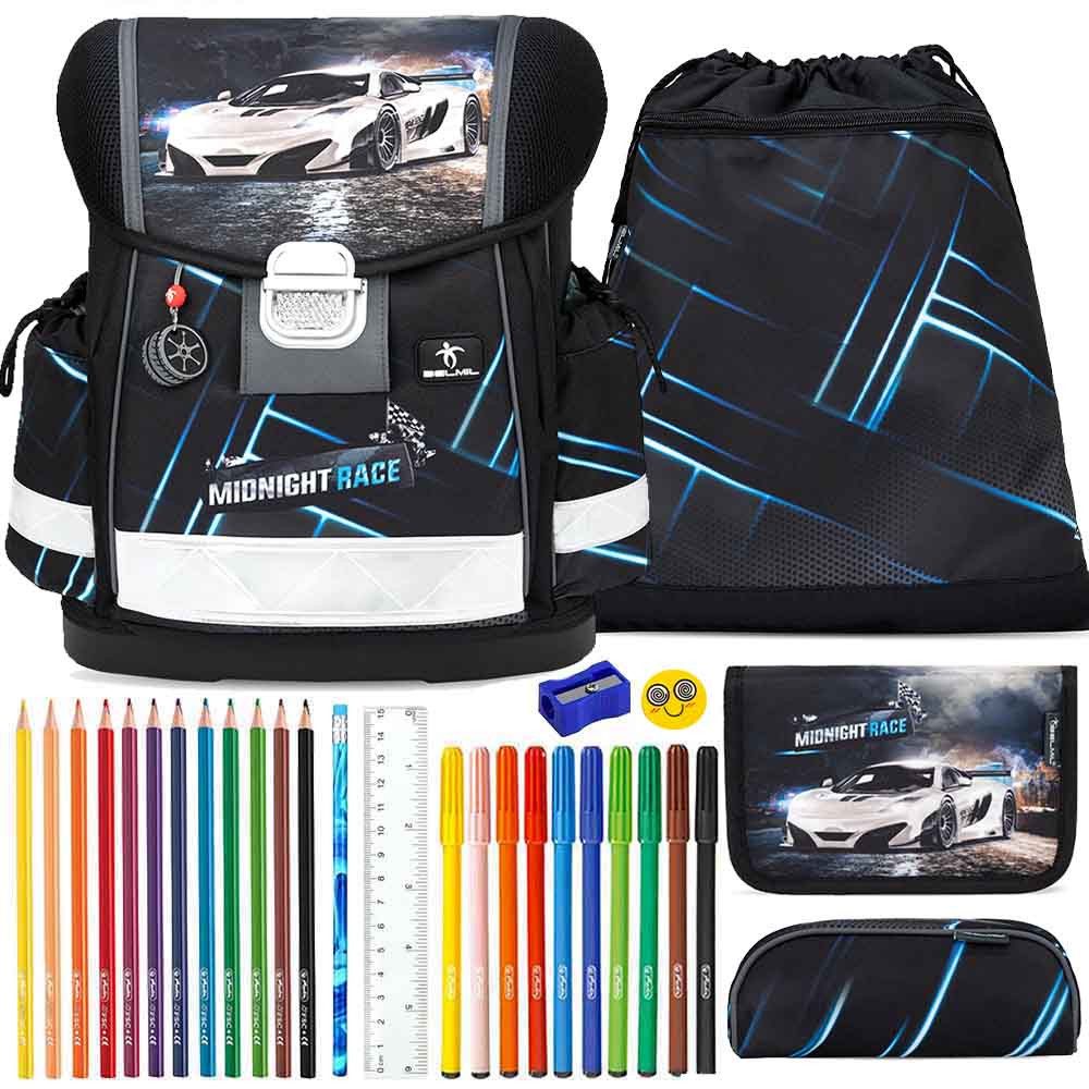 Schulranzen Set Classy 10-teilig 2026 Jungen Midnight Turbo