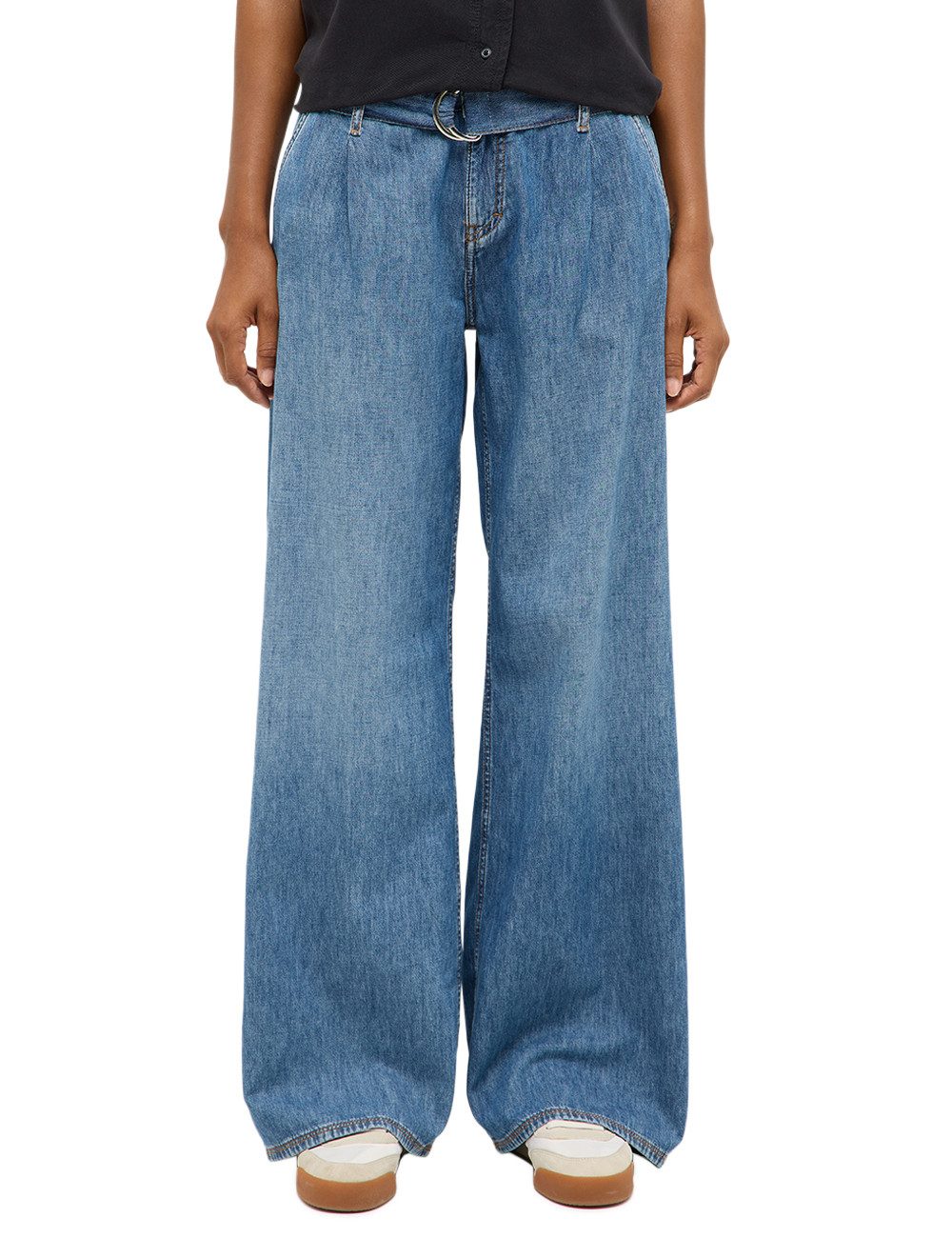 MUSTANG Weite Jeans Damen Style Medley Wide with Belt