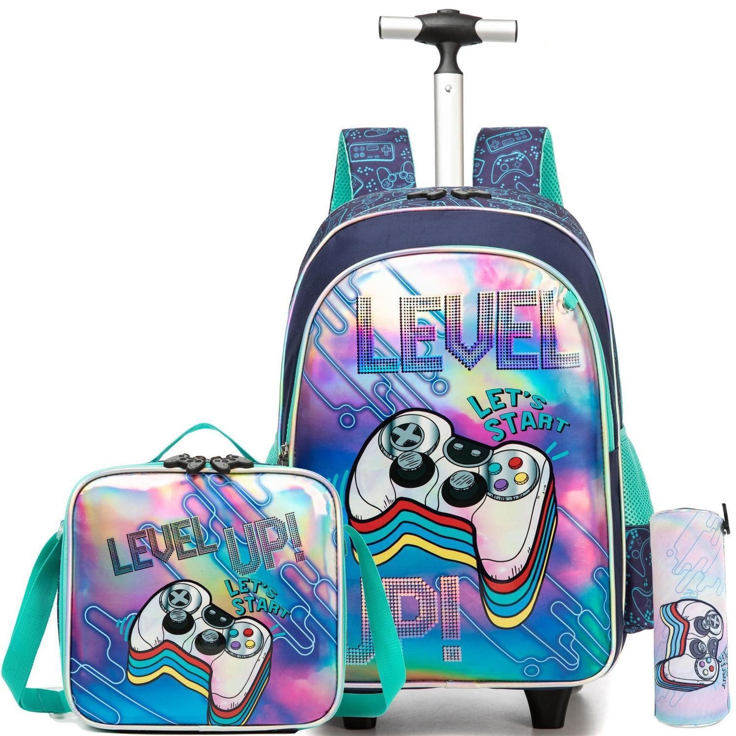 LuxusKollektion Schulranzen Schulranzen mit Rollen Silber Game