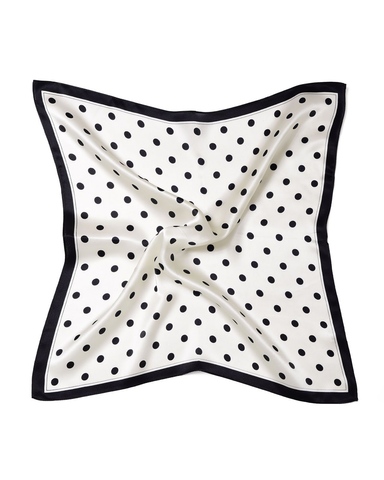 MayTree Seidentuch quadratisch, kleine Punkte 53x53 cm, Nickituch, Bandana- günstig online kaufen