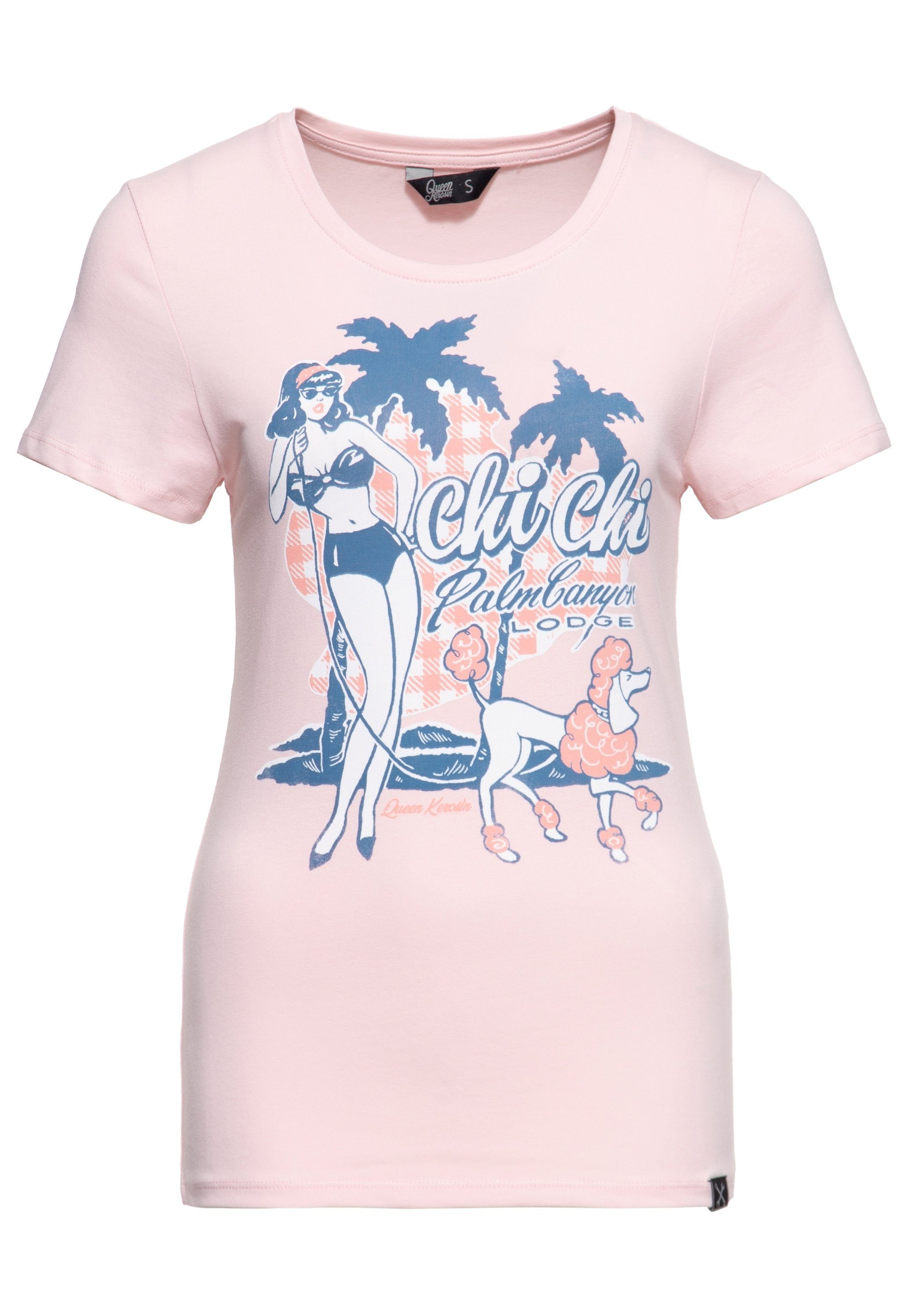 Print-Shirt Chi Chi Beach Poodle
