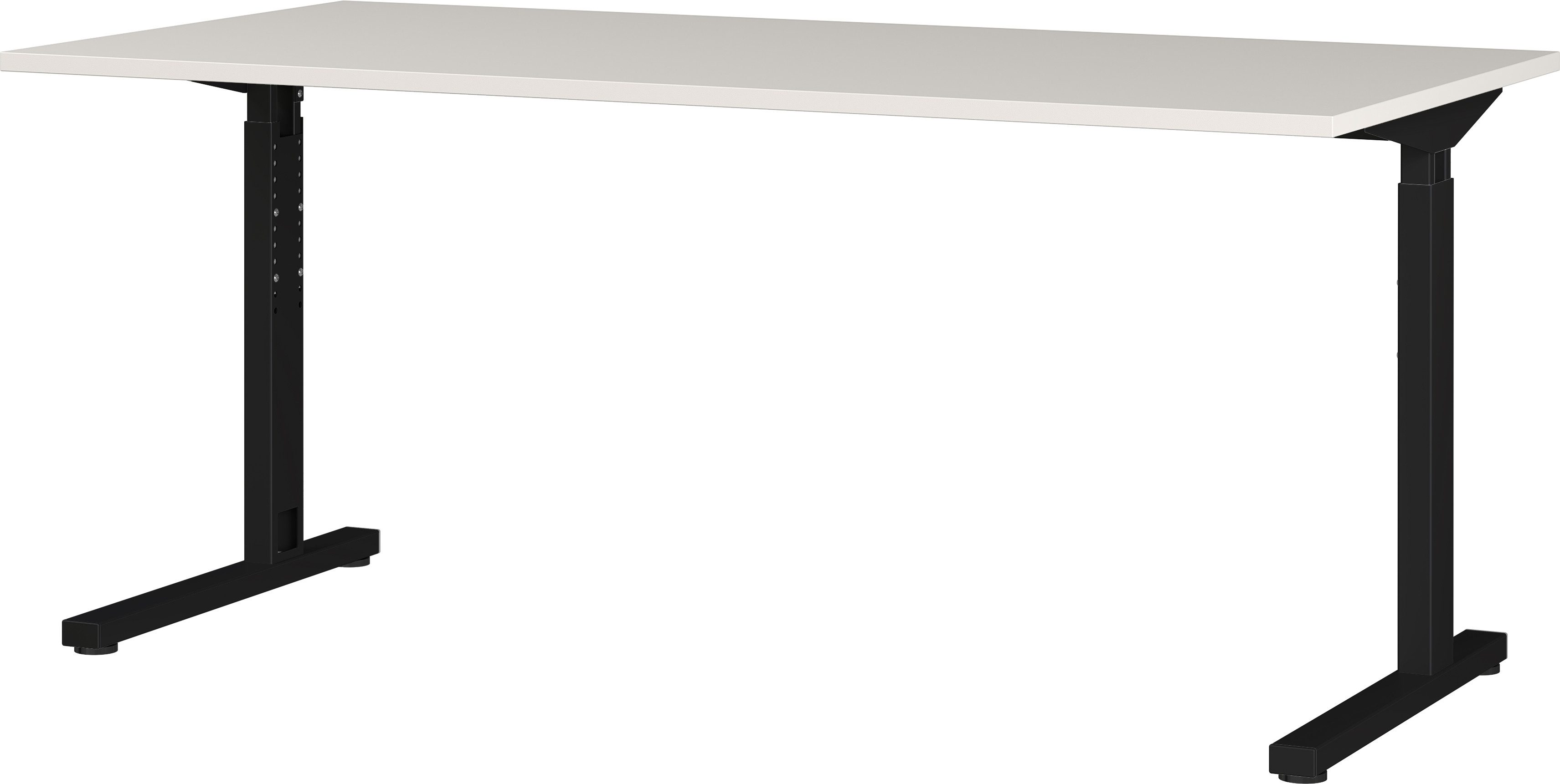 GERMANIA Schreibtisch GW-Profi 3.0, höhenverstellbar (70- 80 cm), in 2 Breiten, Made in Germany