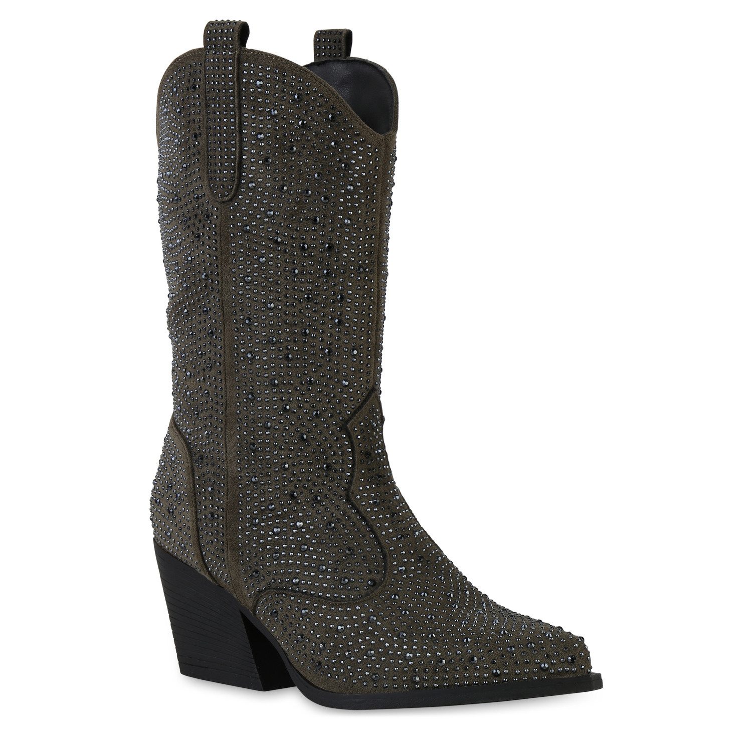VAN HILL 841327 Cowboystiefel Schuhe günstig online kaufen