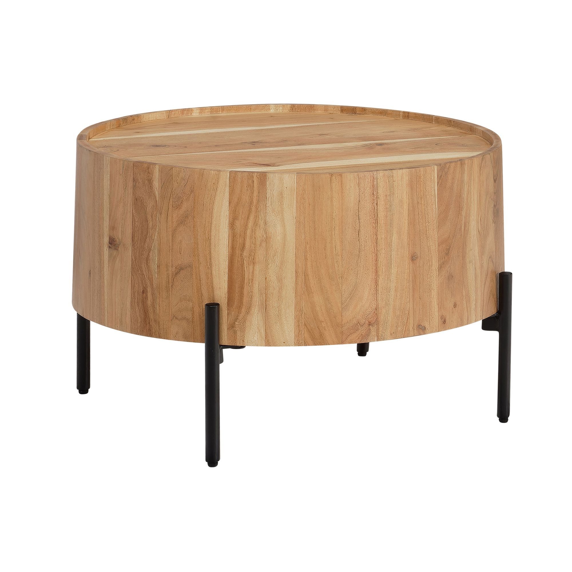 FINEBUY Couchtisch FB105390 (Akazie Massivholz 60x60x41 günstig online kaufen