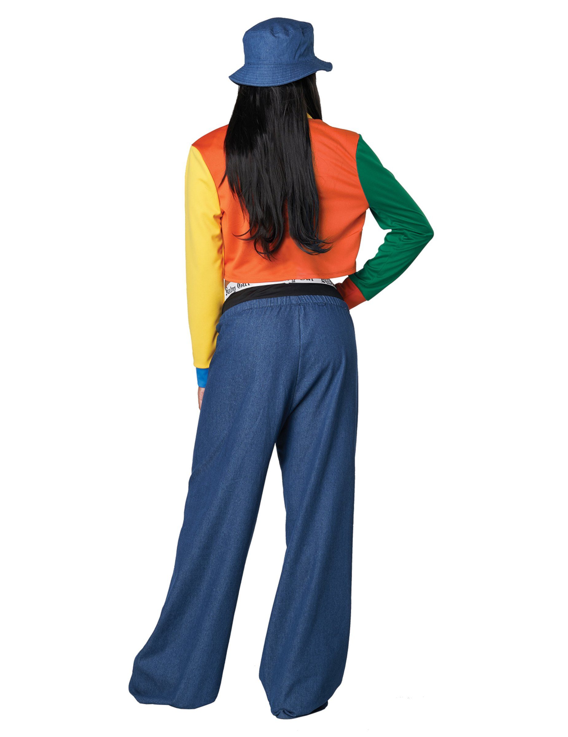 California Costumes Kostüm Hip Hop Oldschool Kostüm für Frauen 90er Jahre-Kostüm