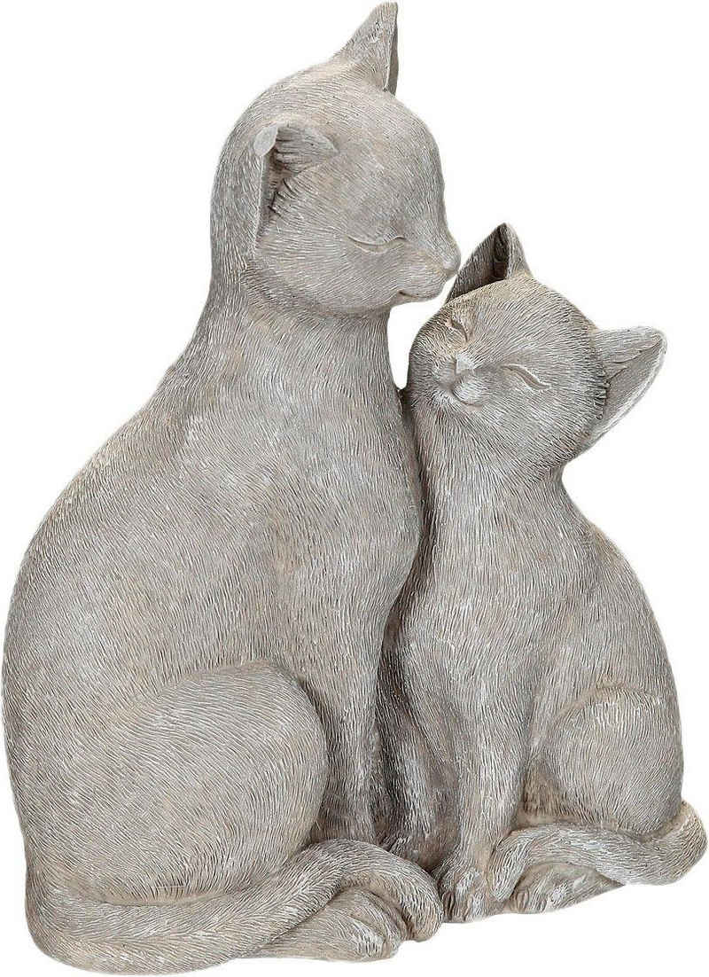 Home affaire Dekofigur Katze mit Kätzchen, Höhe 21 cm