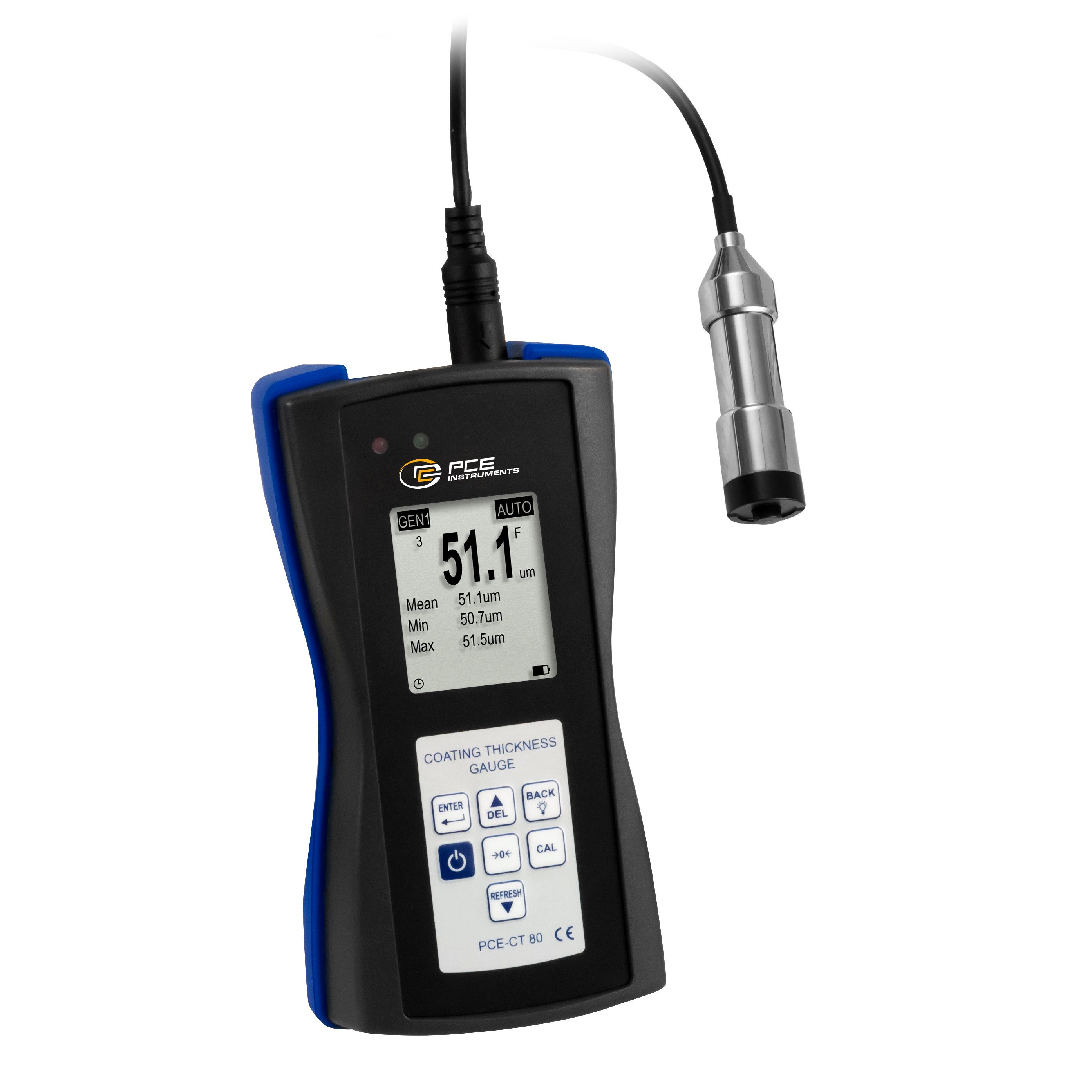 Schichtdickenmessgerät PCE Instruments Schichtdickenmessgerät PCE-CT 80-F5N3