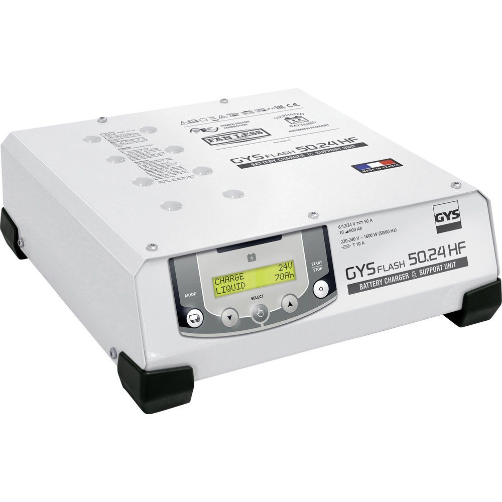GYS GYS GYSFLASH 50.24 HF 029620 Automatikladegerät 6 V, 12 V, 24 V 50 A Autobatterie-Ladegerät