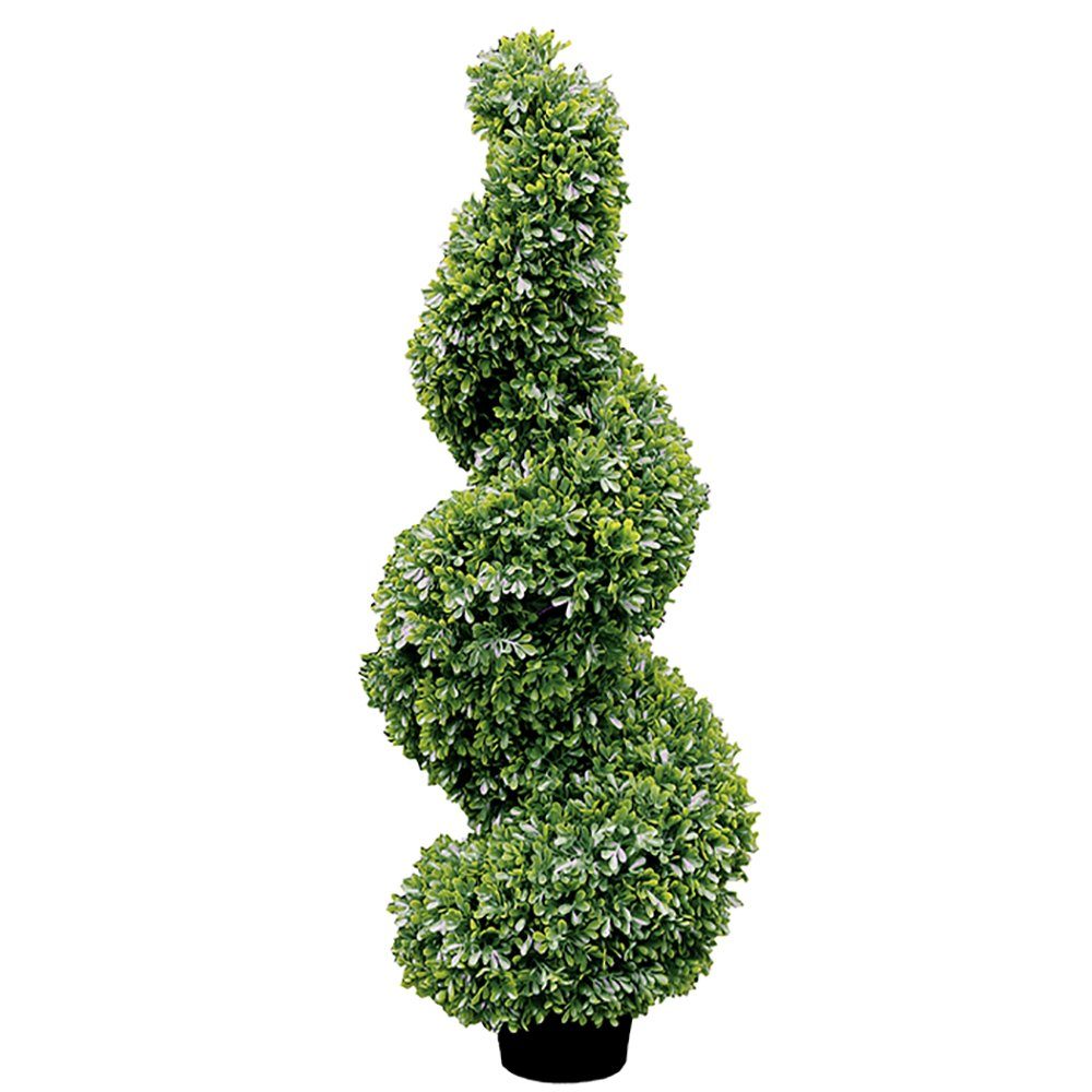 Kunstpflanze FINK Buchsbaum Twist - grün - H. 90cm x B. 30cm x D. 30cm, Fink