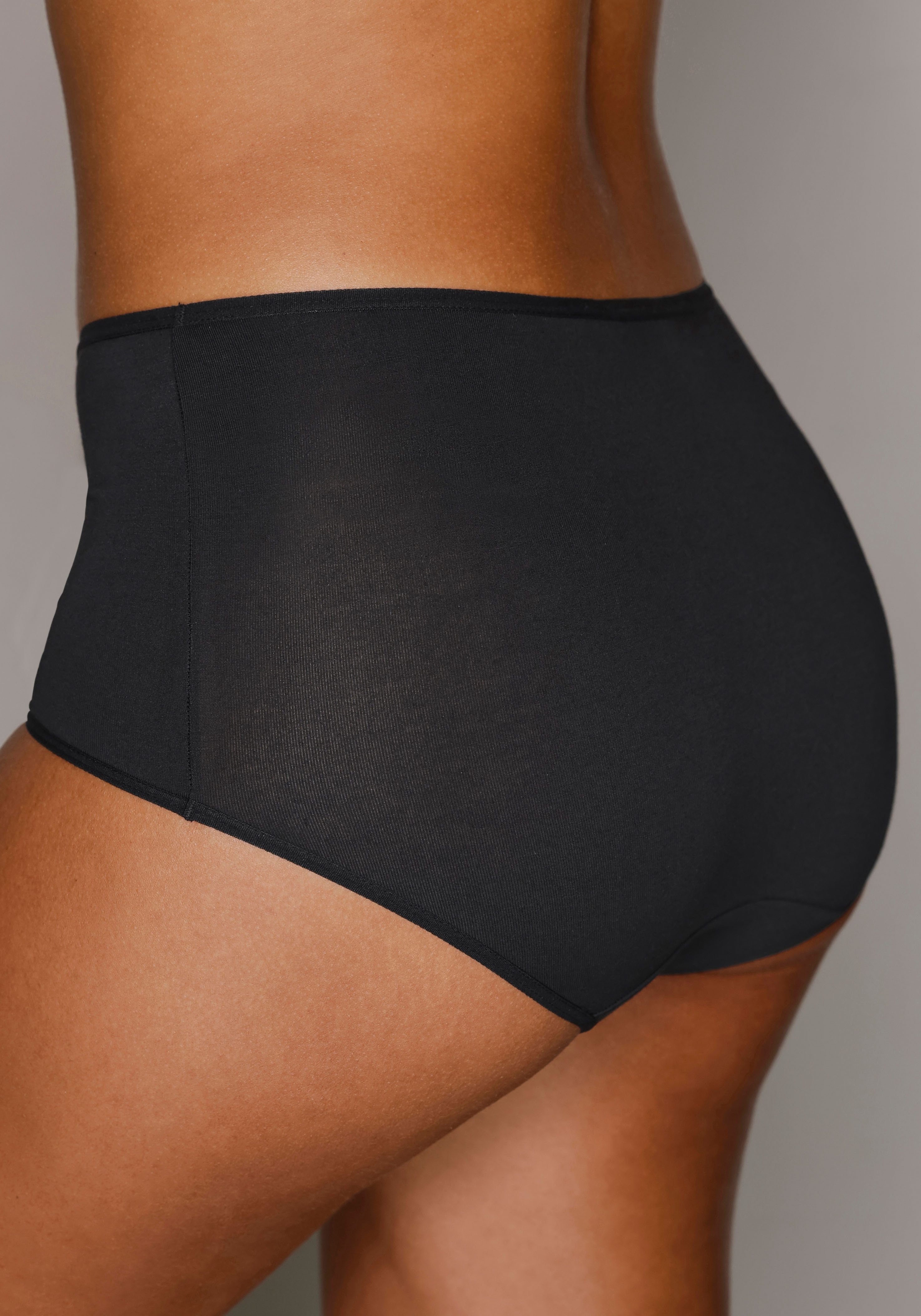 LASCANA Taillenslip aus hochwertiger Modal-Qualität (3er-Pack) angenehm leichte Ware, flache Abschlüsse
