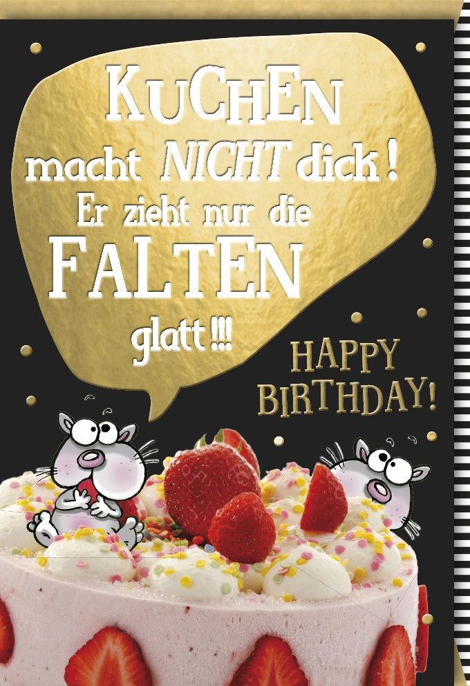 Grußkarten Geburtstag - Glückwunschkarte im Format 11,5 x 17 cm mit Umschlag