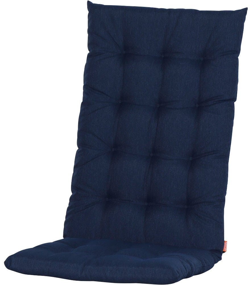 Siena Garden Sesselauflage ATRIA, 123 cm, Dessin Uni, 100% recyceltem Polyester, in verschiedenen Farben blau