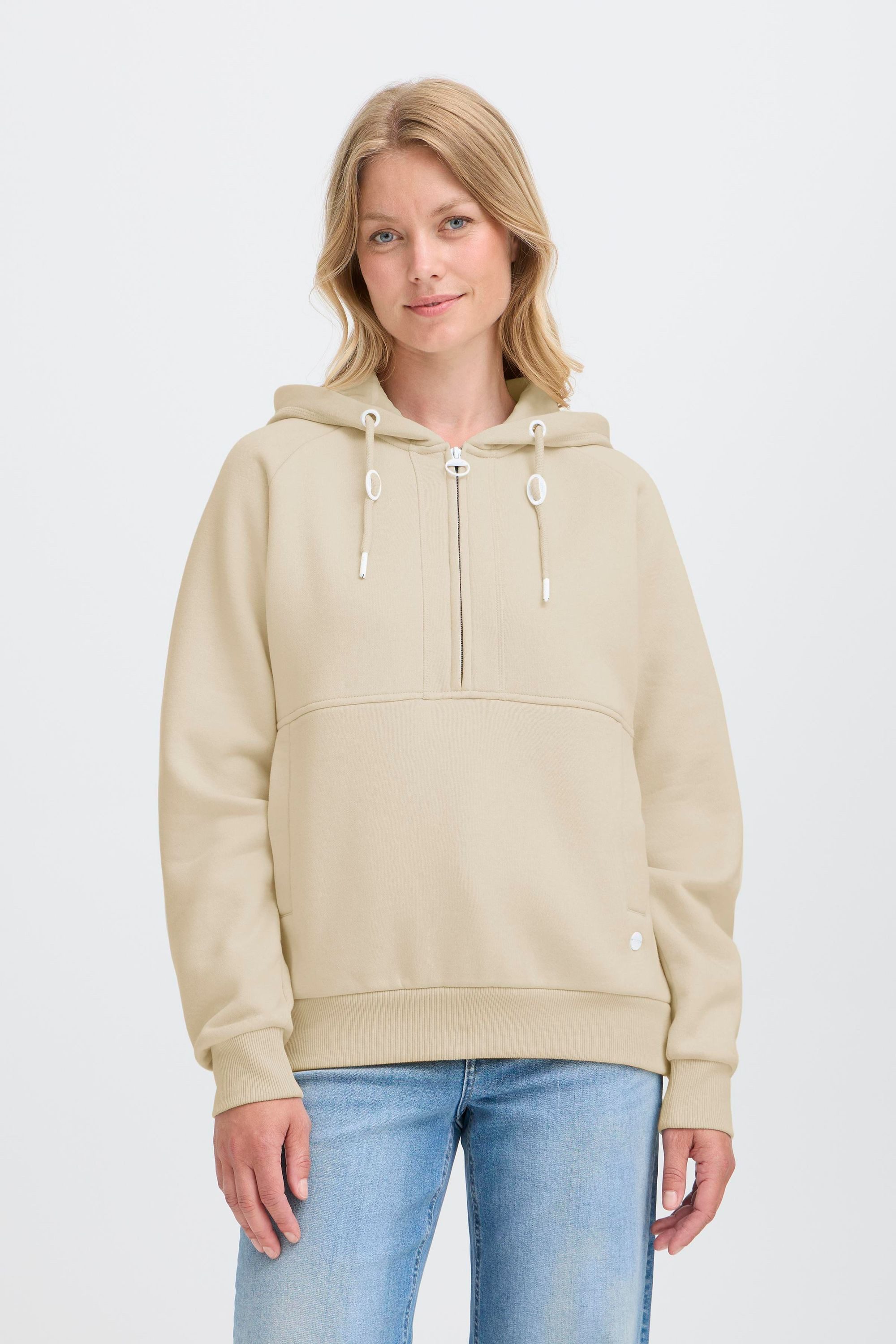 OXMO Kapuzensweatjacke OXANDREA Modischer Pullover günstig online kaufen