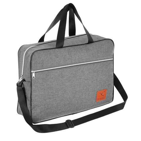Granori Reisetasche 40x30x10 cm Handgepäck für Lufthansa Flug, extra leicht, mit verstellbarem Schultergurt