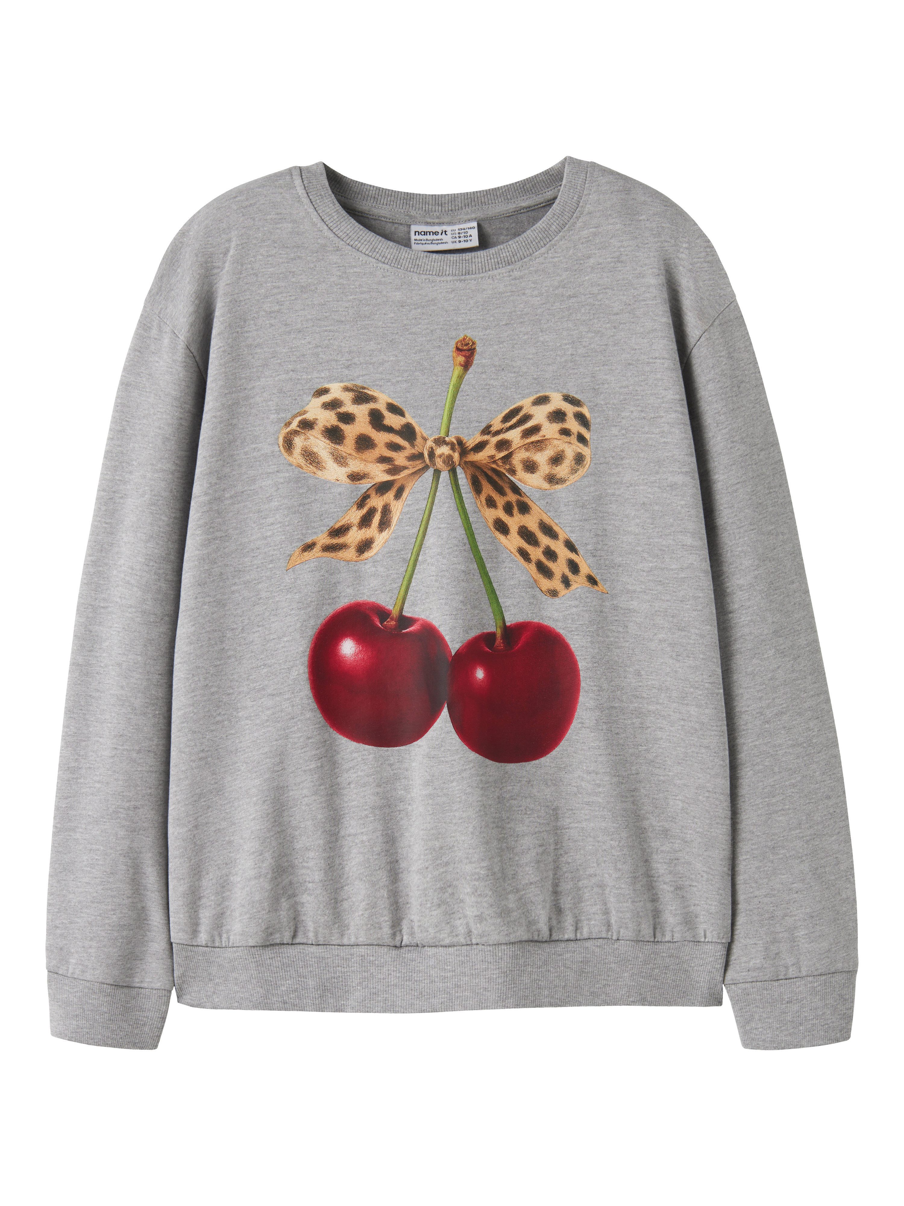 Name It Sweatshirt NKFVOTEA LS NREG SWEAT BRU Baumwolle, regular fit