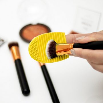 Intirilife Make-up Schwammreiniger (1-St. Pinsel Reiniger aus Silikon Make Up Pinsel Reinigung 7.3 x 5.5 x 3 cm)