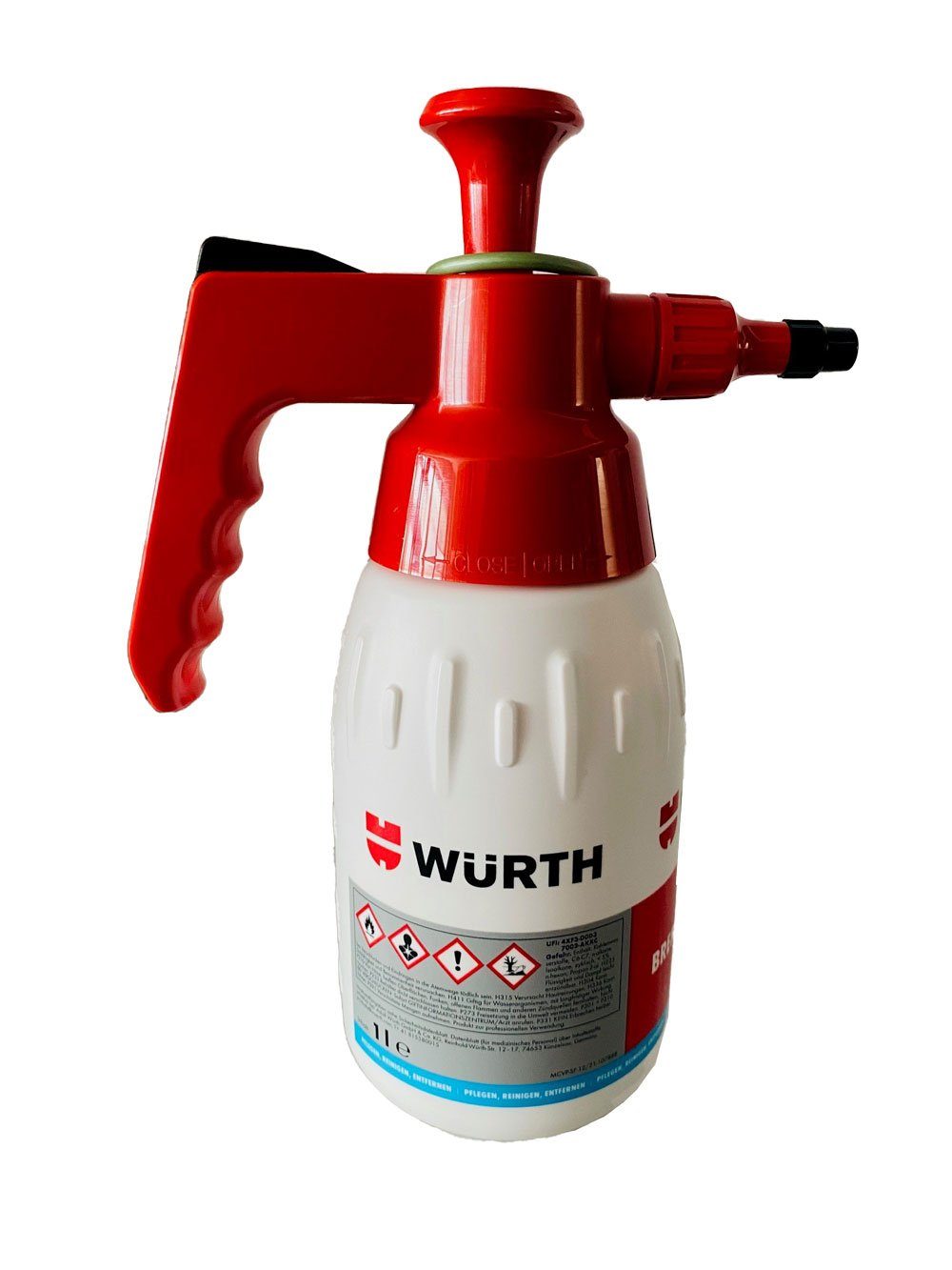 Würth Sprühflasche Nachfüllbare Pumpsprühflasche Bremsenreiniger Würth 1 l unbefüllt, (1-tlg)