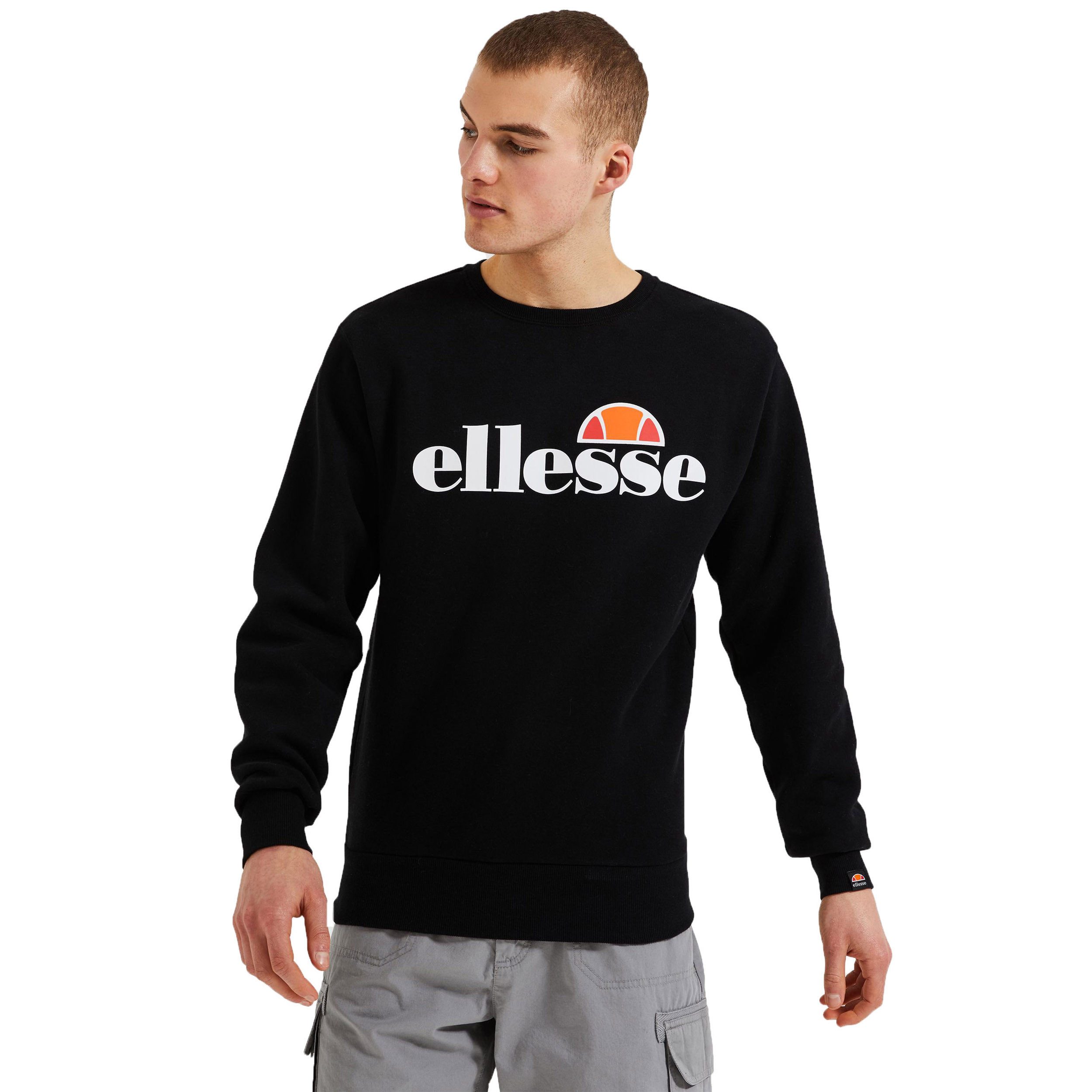 Ellesse Sweater SL Succiso Rundstrickbündchen an Ärmelabschlüssen und Saum