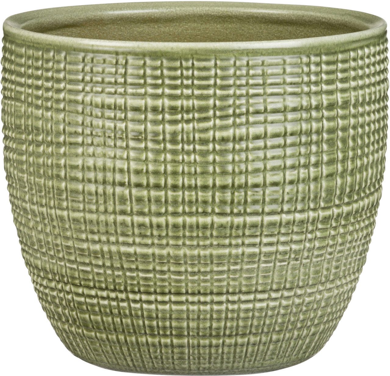 Blumentopf Scheurich Übertopf Serie 866 Ø 16 x 14 cm kaki