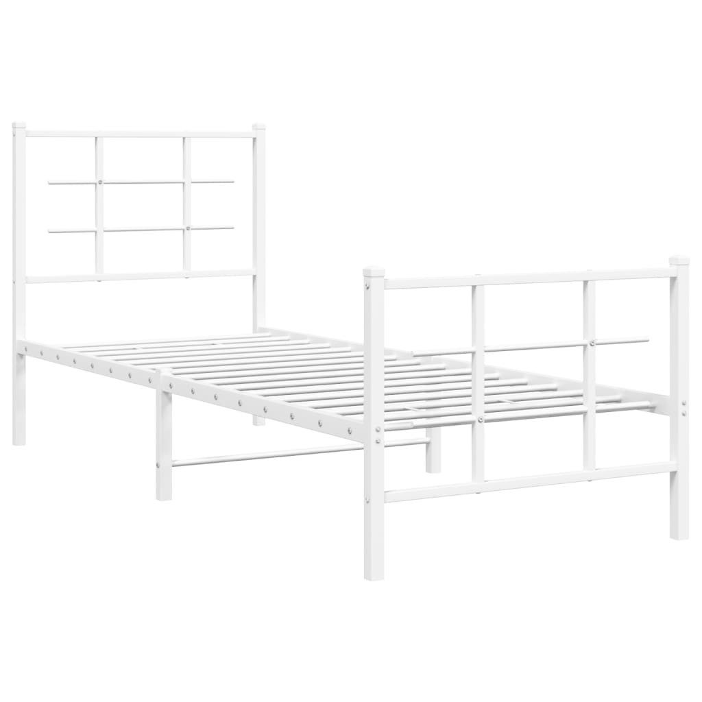 vidaXL Bett Bettgestell mit Kopf- und günstig online kaufen