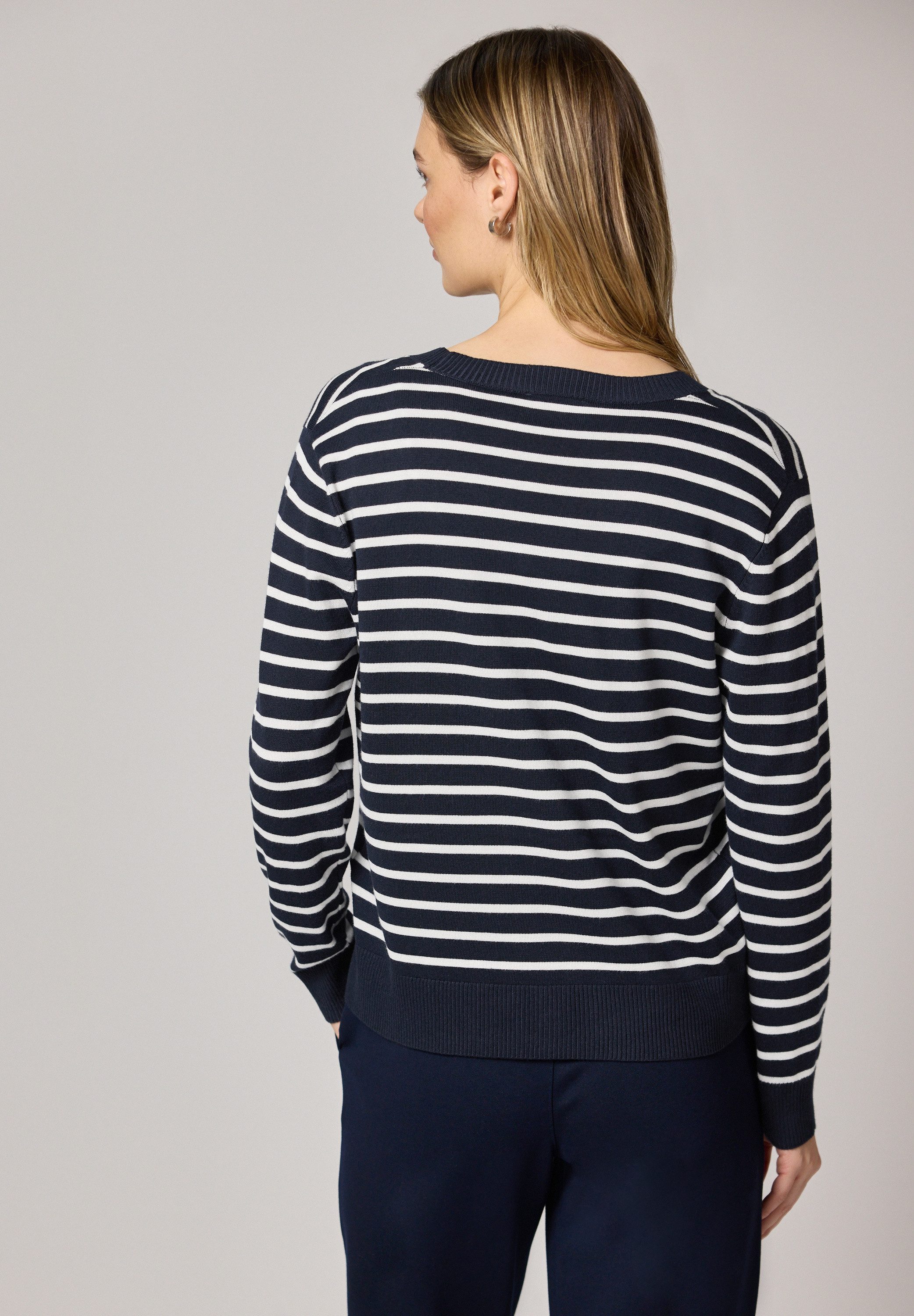 STREET ONE Cardigan mit V-Ausschnitt günstig online kaufen