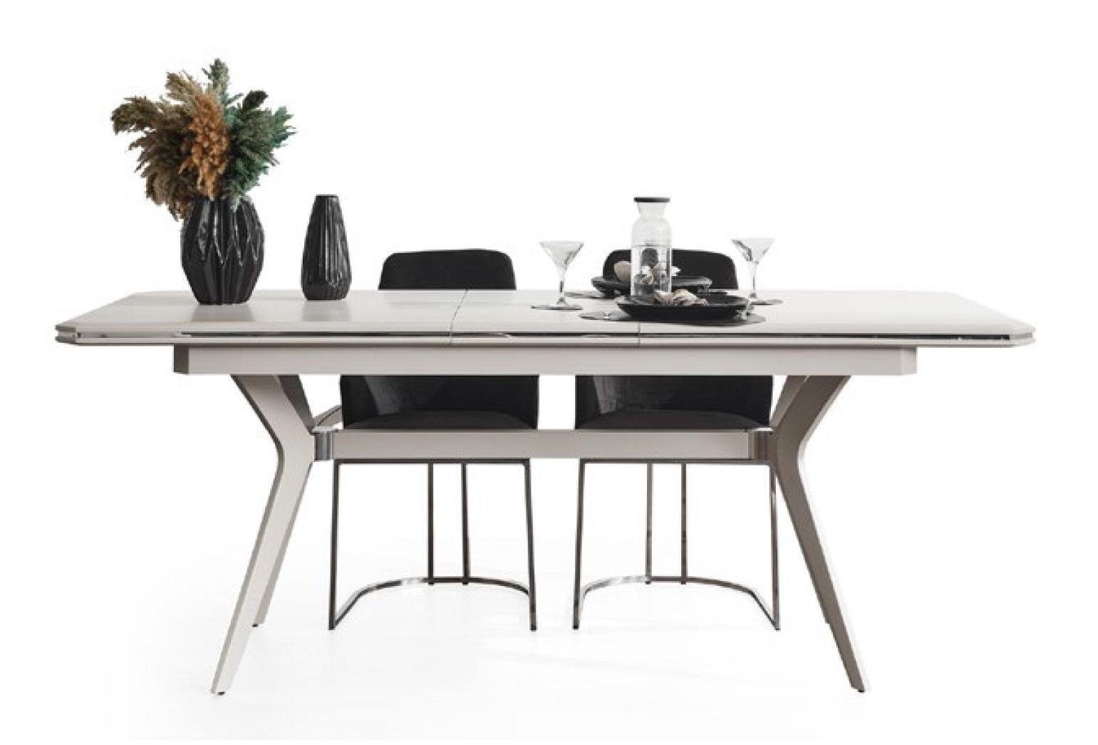 Esstisch Design Modern Holz Weiß JVmoebel Luxus Esstisch Modern Esszimmer Tische Möbel
