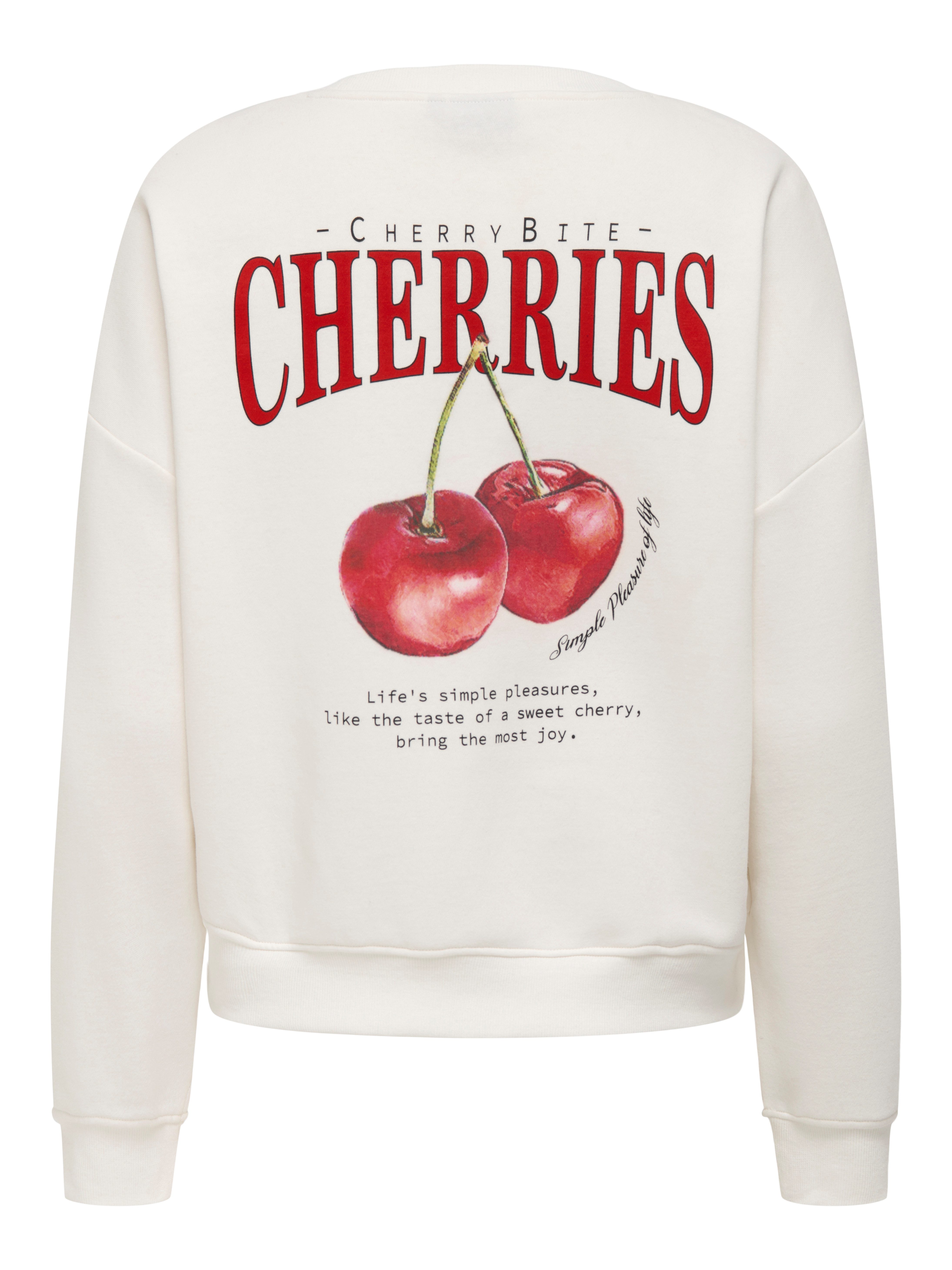 ONLY Sweatshirt ONLSWEAT LIFE L/S BACKPRINT günstig online kaufen