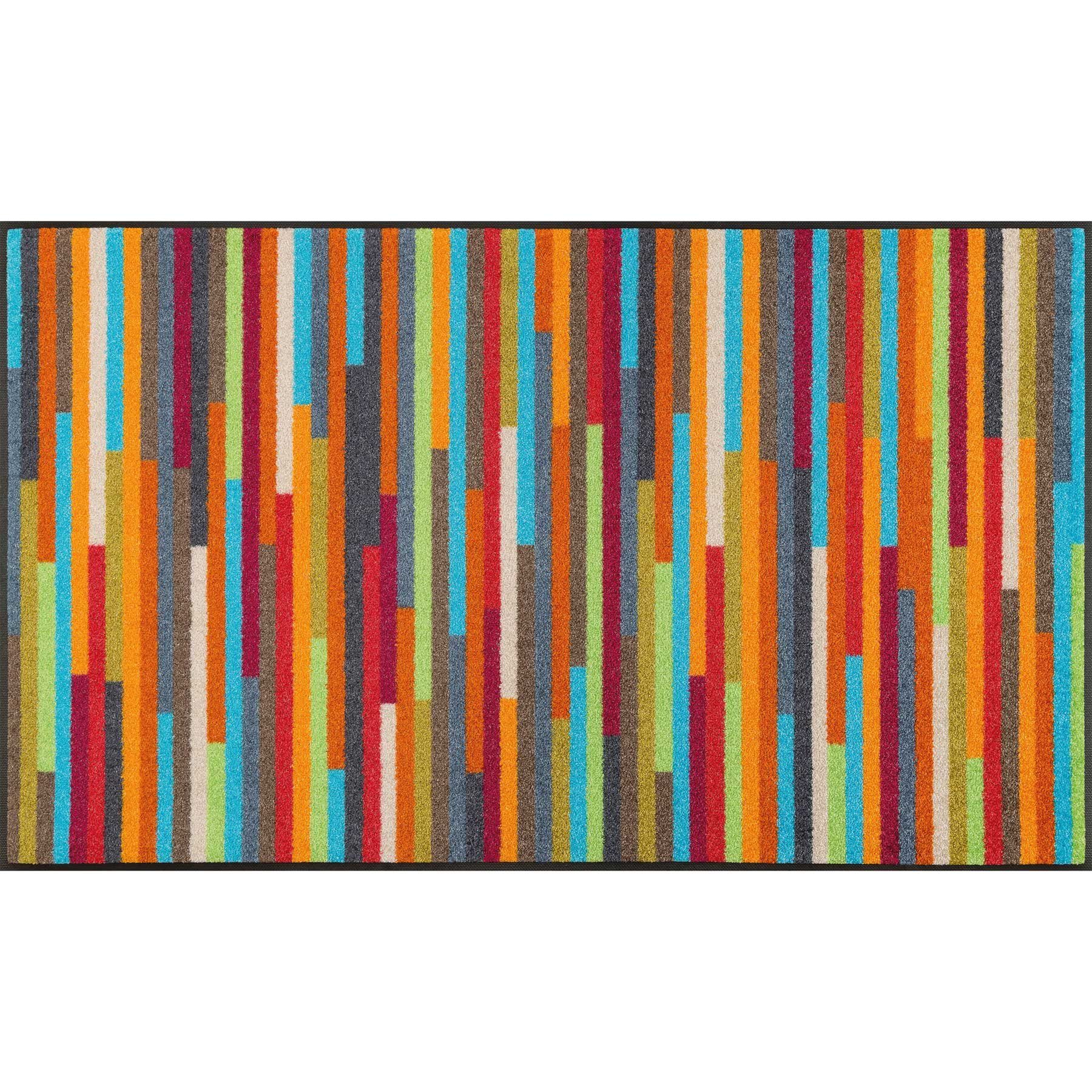 wash+dry by Kleen-Tex Läufer Fußmatte 75x120 Mikado Stripes, Eingangsmatte günstig online kaufen