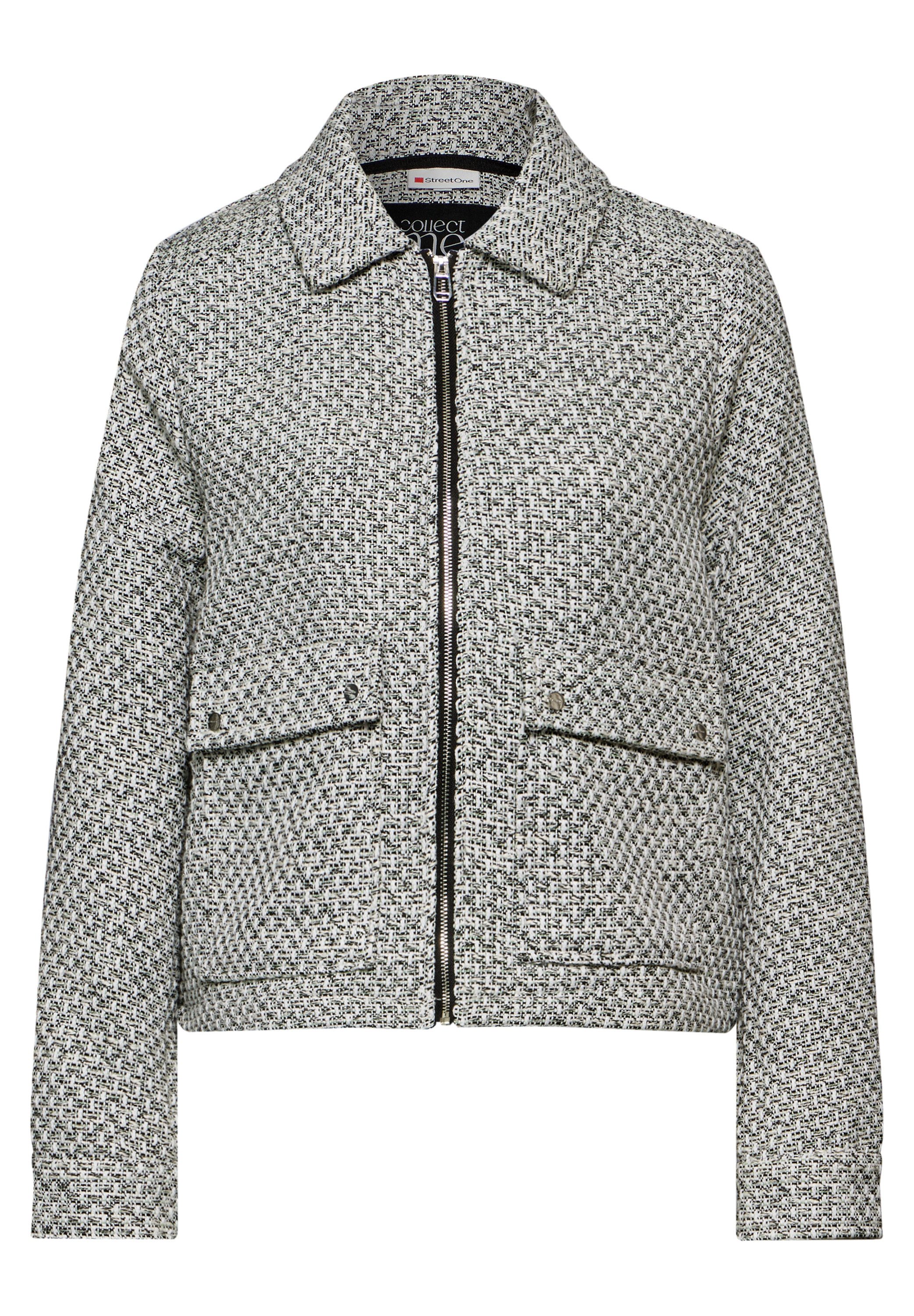 STREET ONE Kurzjacke aus softem Materialmix