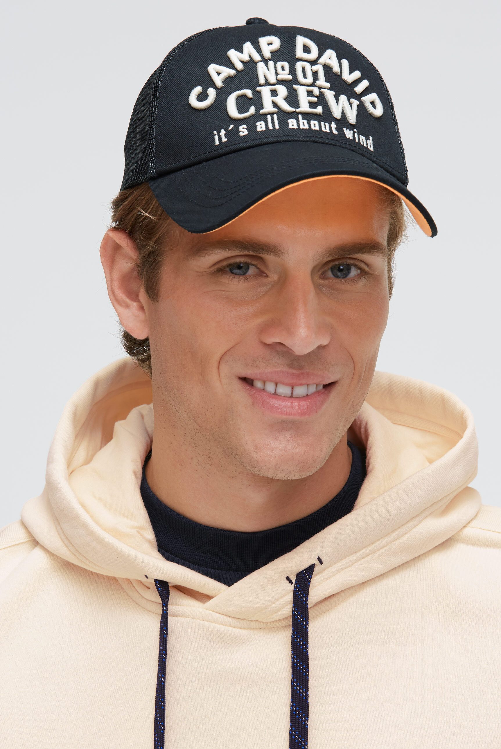 camp david Baseball Cap mit verstärktem Schirm