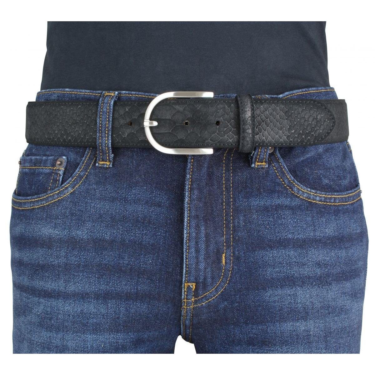 BELTINGER Ledergürtel Damen-Gürtel mit Pythonprägung 4 günstig online kaufen