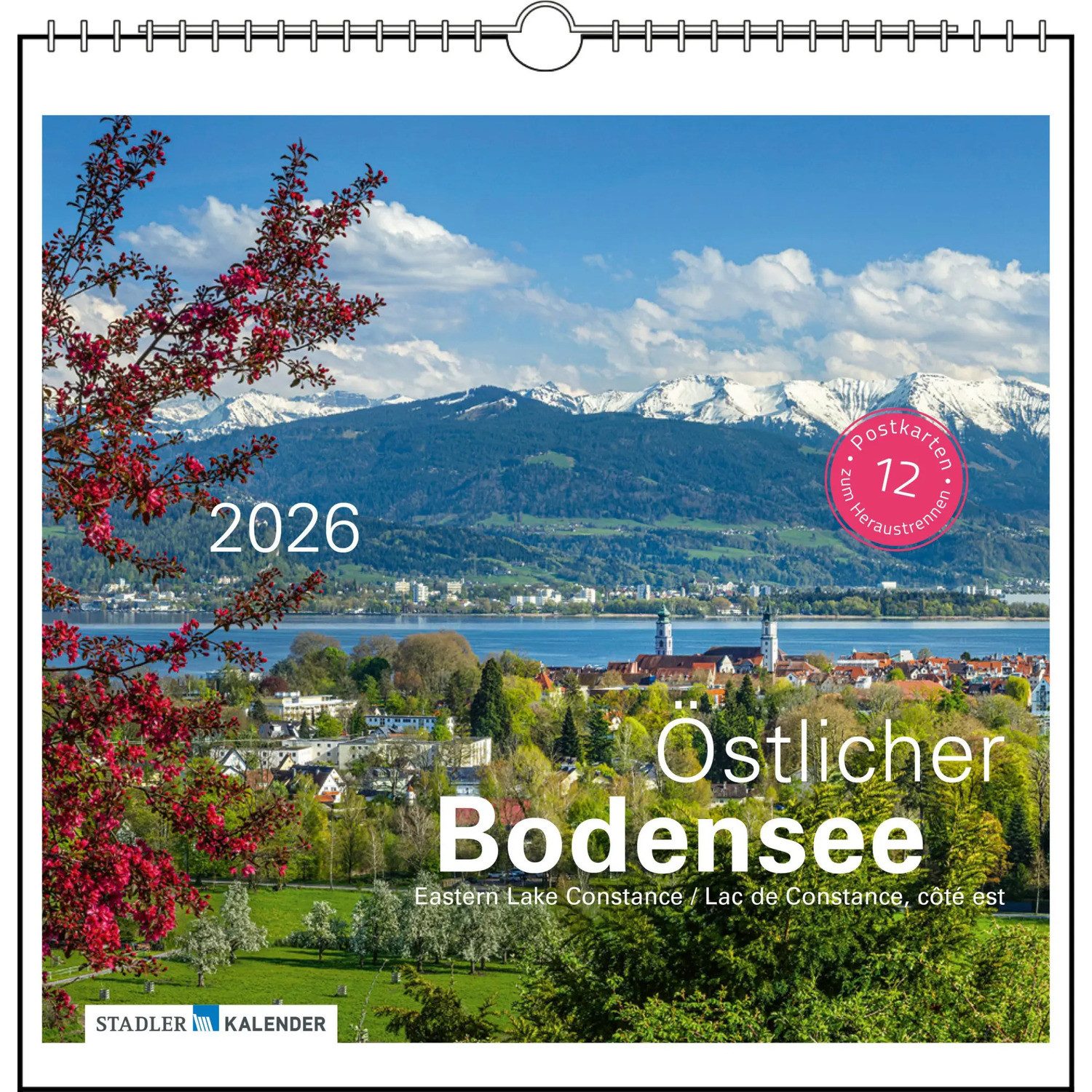 Stadler Wandkalender Östlicher Bodensee 2026