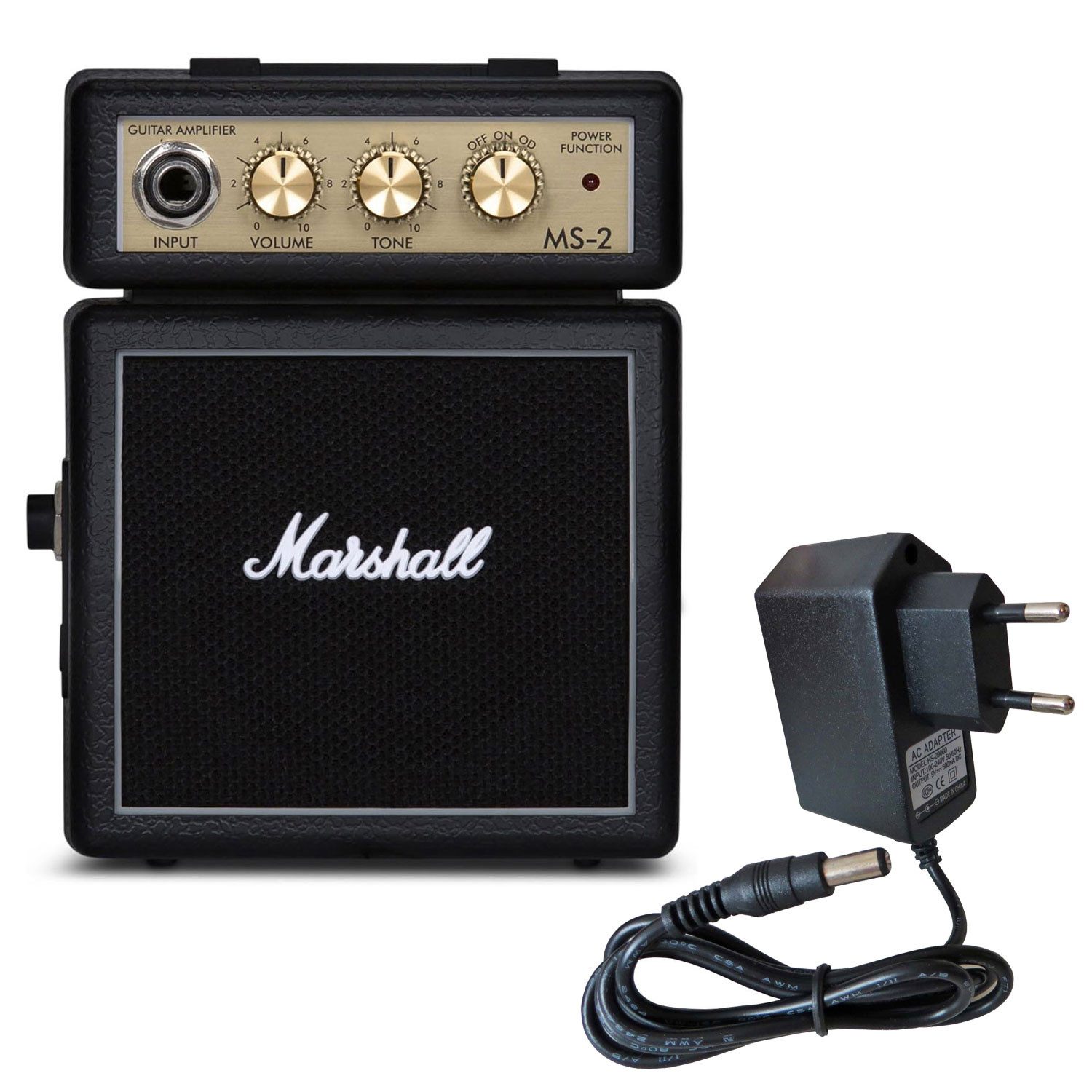 Marshall Gitarren-Verstärker MS-2 Micro Stack mit Netzteil Verstärker