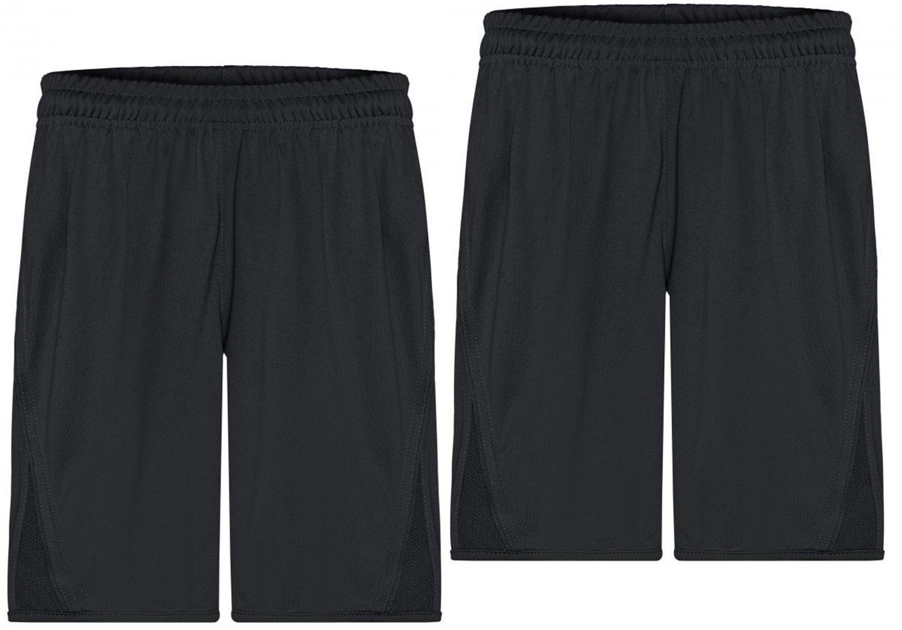 James & Nicholson Funktionsshorts Doppelpack Funktionelle Kinder Teamshorts mit Innenslip JN381K (Doppelpack, 2er-Pack) Atmungsaktiv, feuchtigkeitsregulierend und schnell trocknend