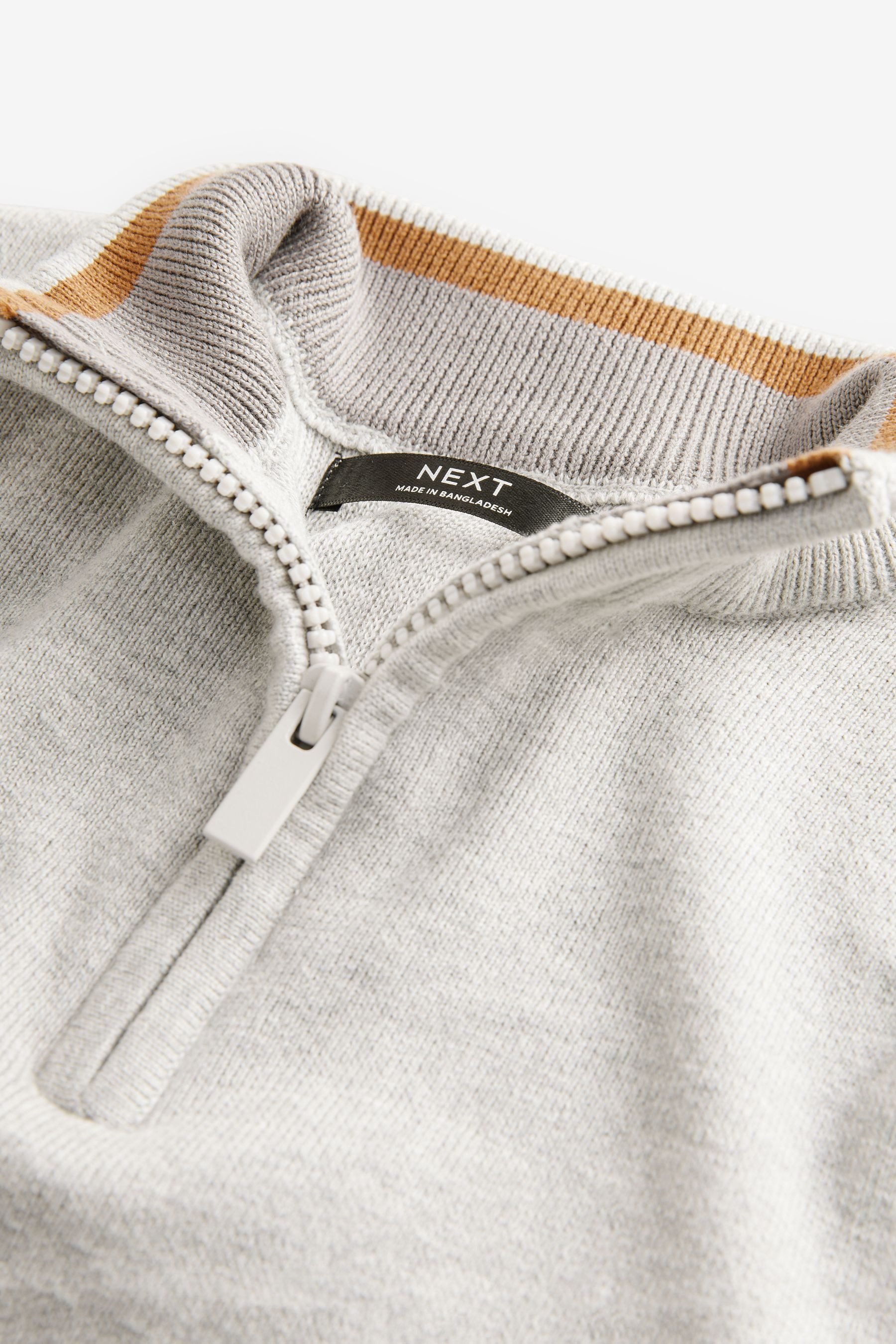 Next Troyer Pullover mit 1/4-Reißverschluss (1-tlg)