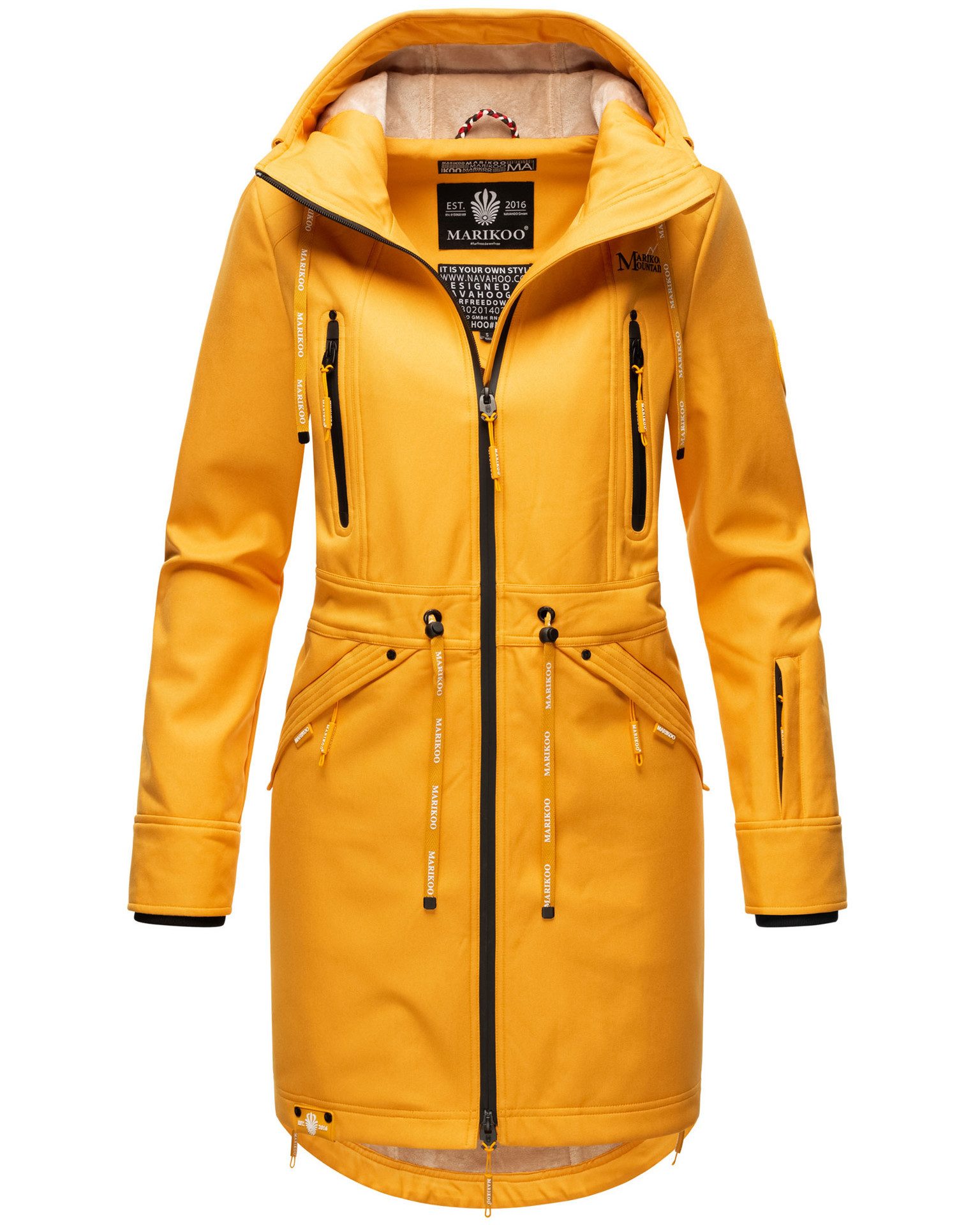 Marikoo Softshelljacke mit warmen Teddyfleece