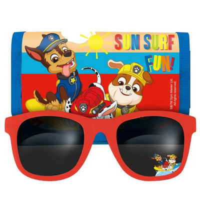 Kids Euroswan Sonnenbrille Paw Patrol Kinder Geldbeutel + Sonnenbrille Geldbörse Portemonnaie (2-St)