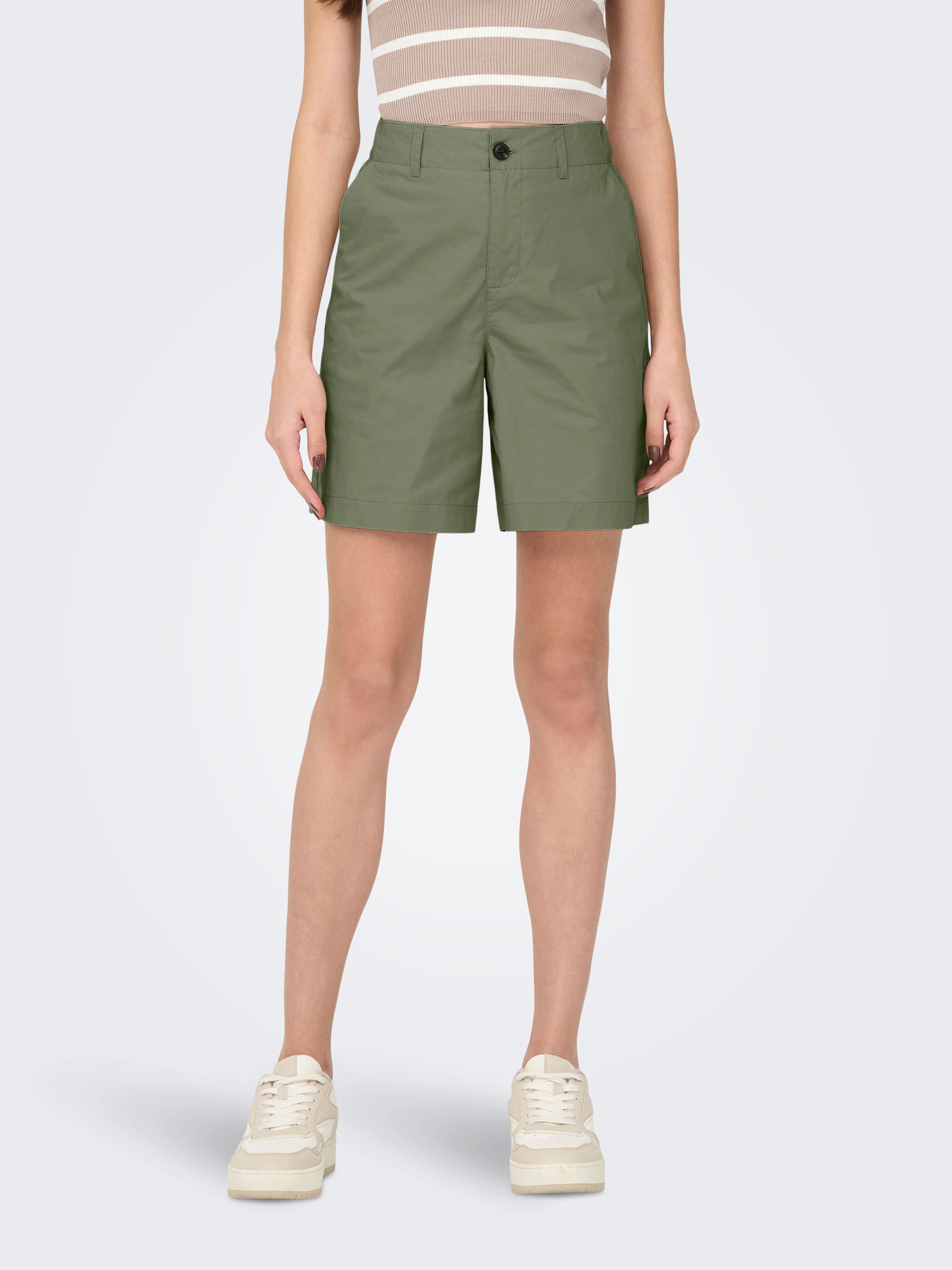 ONLY Shorts ONLZORA MW BERMUDA SHORTS PNT günstig online kaufen