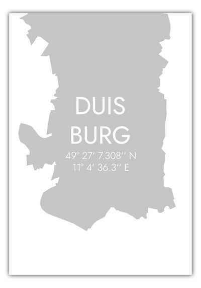 MOTIVISSO Poster Duisburg Koordinaten #5