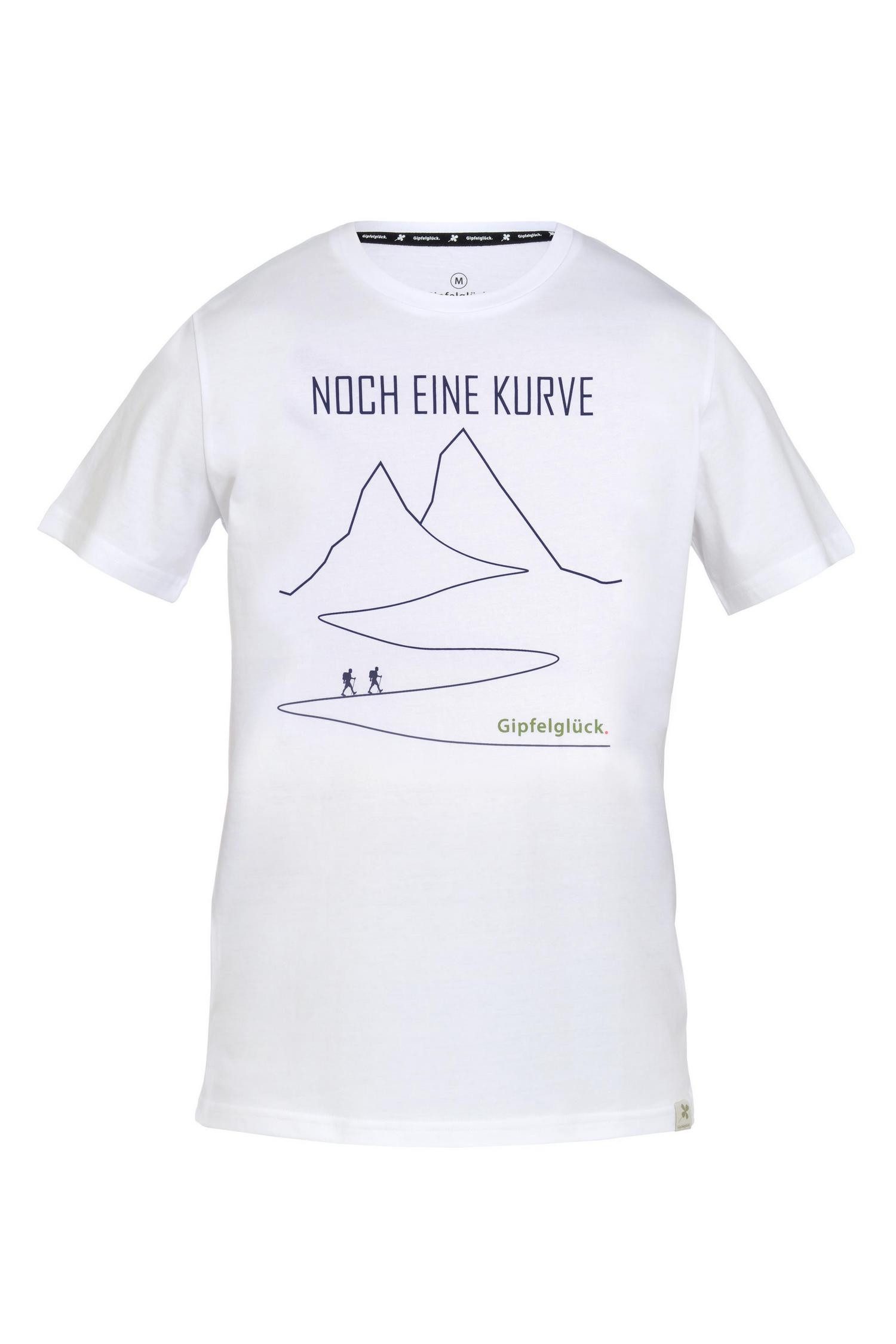 Gipfelglück T-Shirt FELIX für Herren, Noch Eine Kurve-Print
