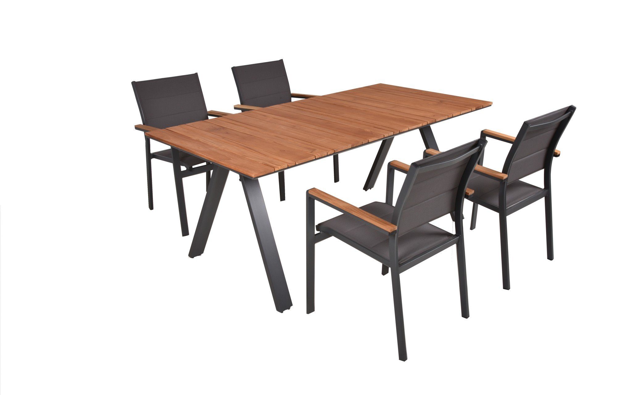 Garden Pleasure Garten-Essgruppe, 5-tlg. Garten Tischgruppe Sitzgruppe Tisch  Stuhl Möbel Holz online kaufen | OTTO
