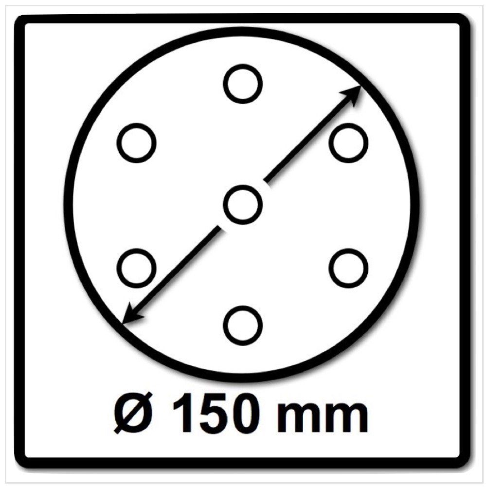 Makita Schleifteller Schleifteller Weich für Exzenterschleifer / Schleifmaschine 150 mm M8