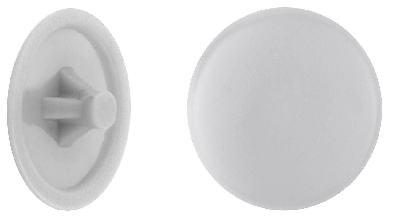 Connex Abdeckkappe Abdeckkappen Ø 12 mm für PZ Schrauben grau - 50